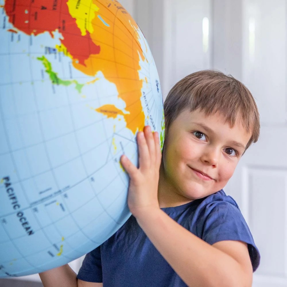 4 Tiger Tribe Inflatable World Globe Countries and Cities 50cm, 4 of 5