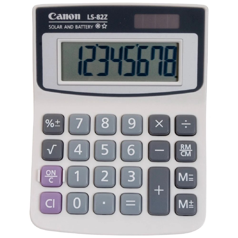 1 Canon 8 Digit Desktop Calculator LS-82Z, 1 of 1