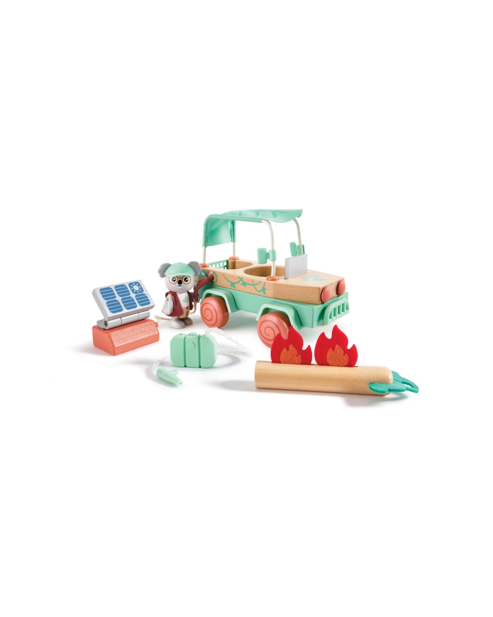 1 Hape Solar Powered Offroad Adventures Rescue Car Activity Toy For Kids - Multi, 1 of 4