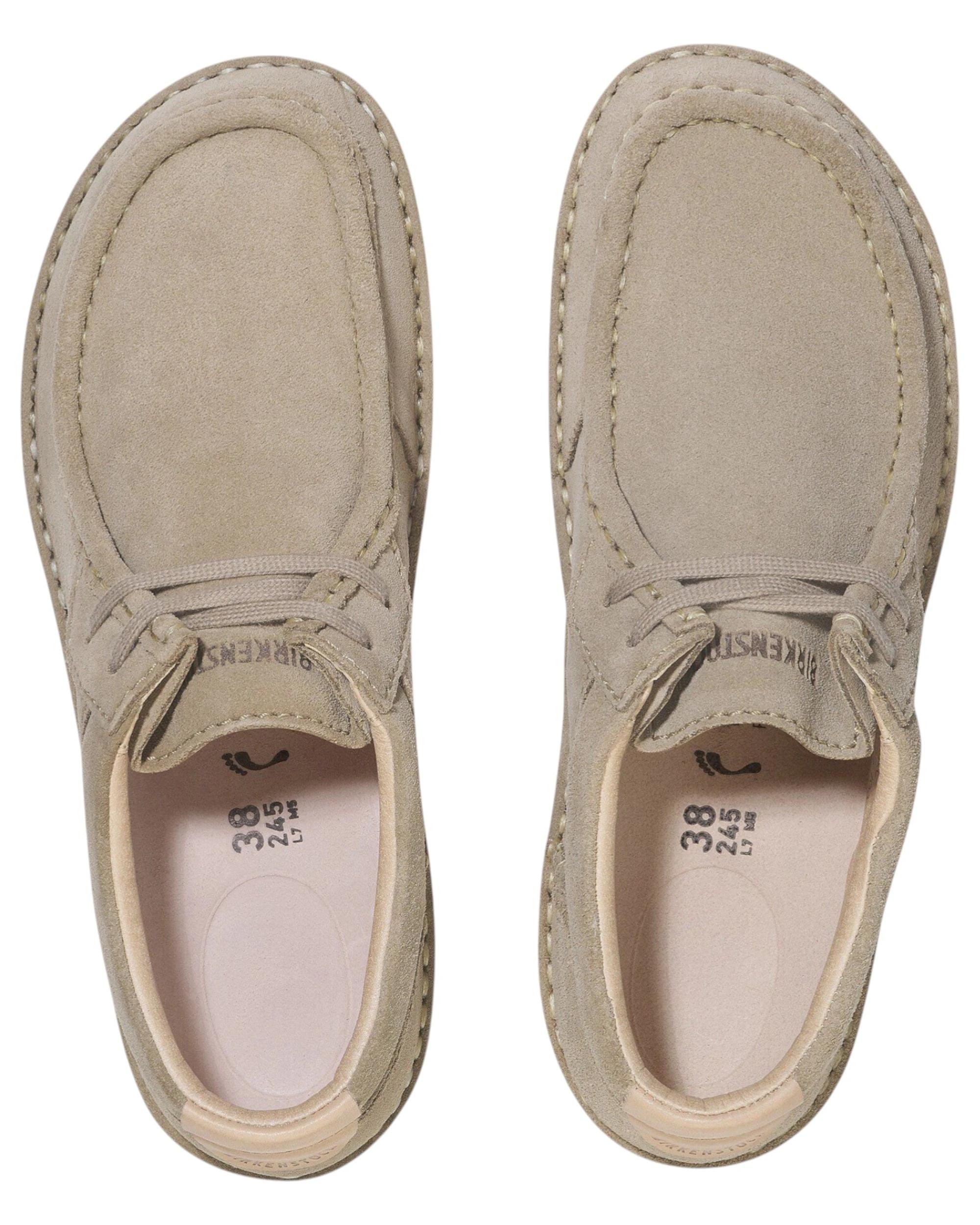 6 Birkenstock Mens Pasadena Suede Leather Casual Sneaker TAUPE, 6 of 8