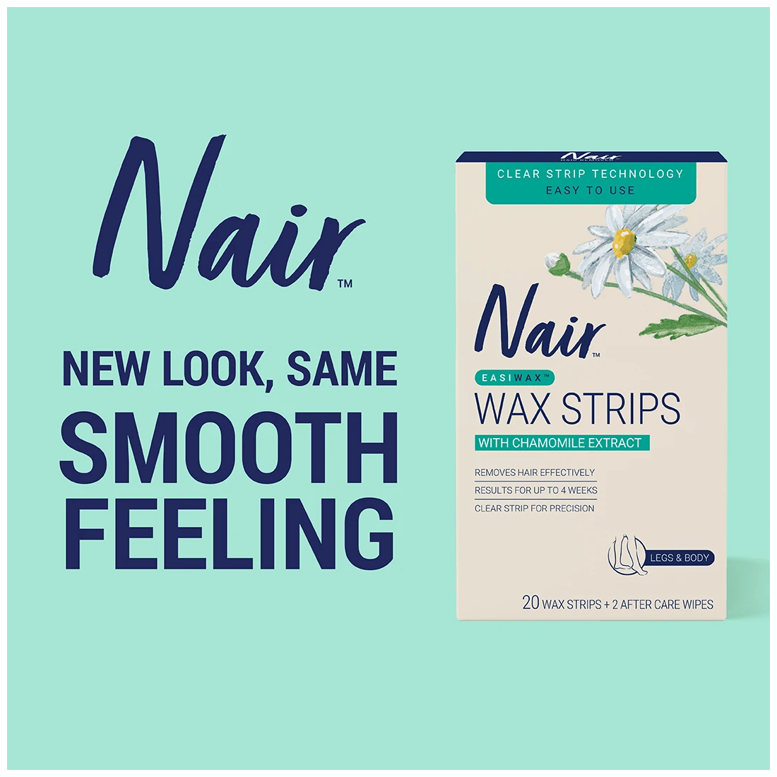 10 20 Pack Nair Easiwax Large Wax Strips, 10 of 10