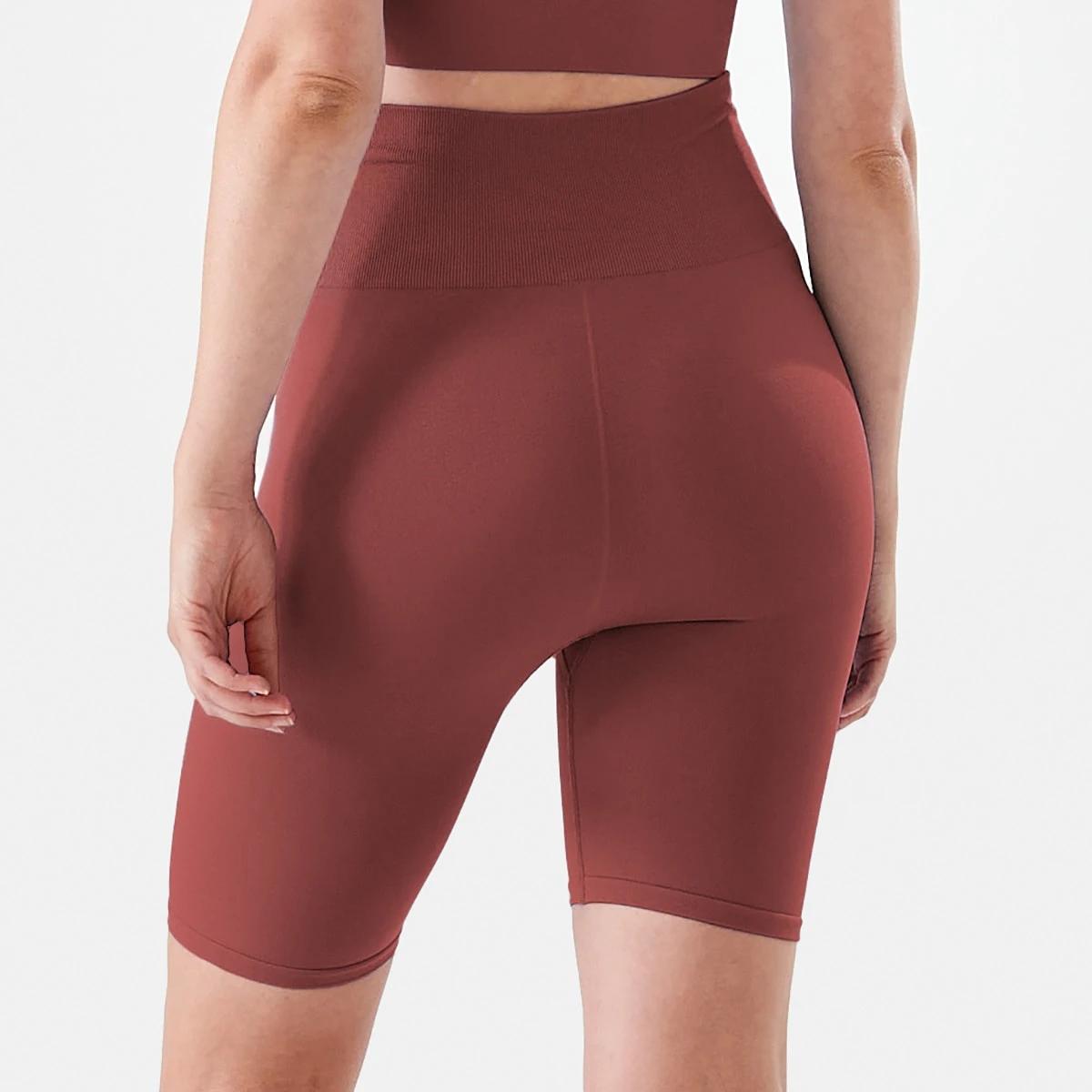 3 Active Womens Seamfree Bike Shorts Logan Red, 3 of 5