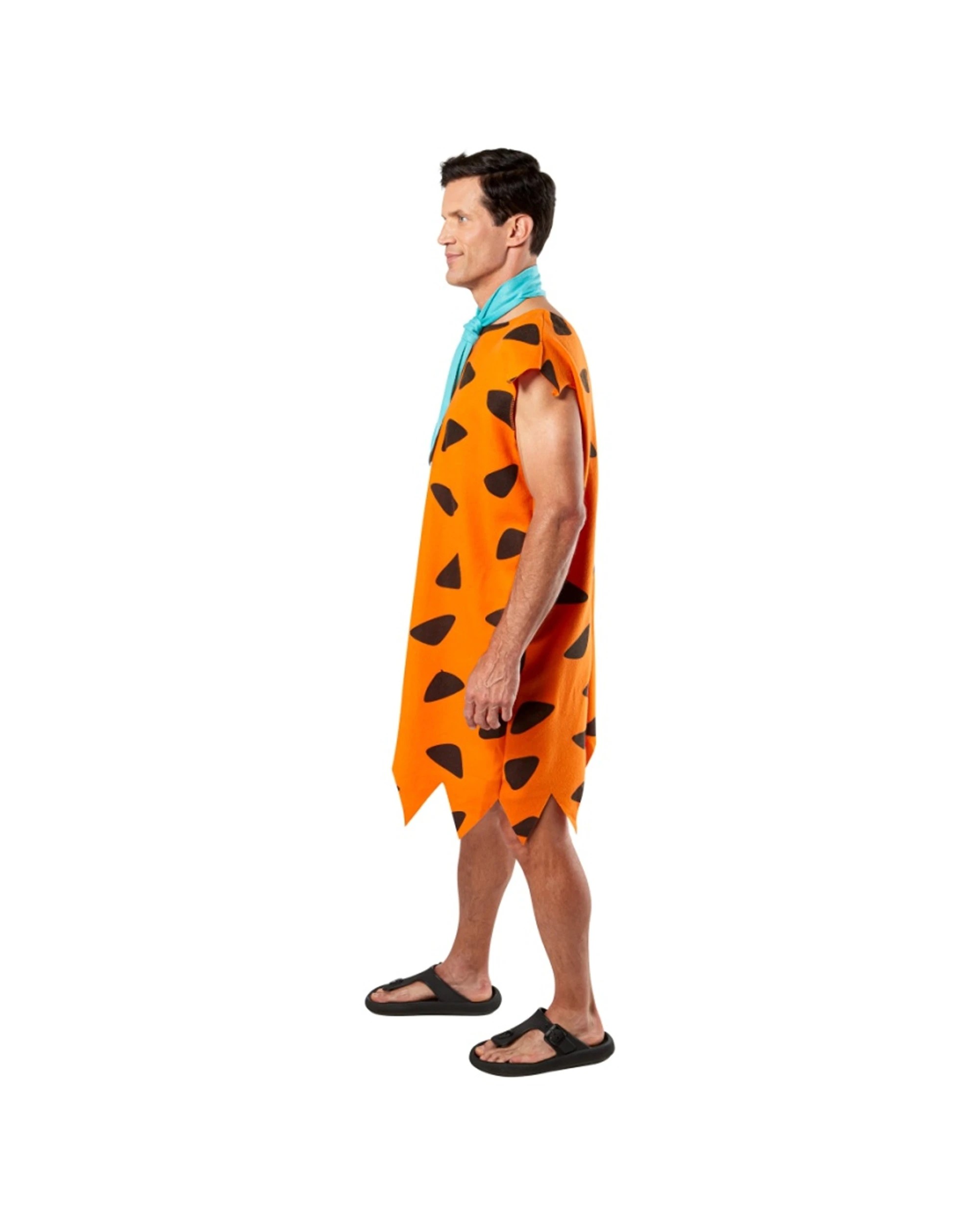 2 Rubies Fred Flintstone Costume Adult Male Classic Cartoon Standard - Orange, 2 of 3