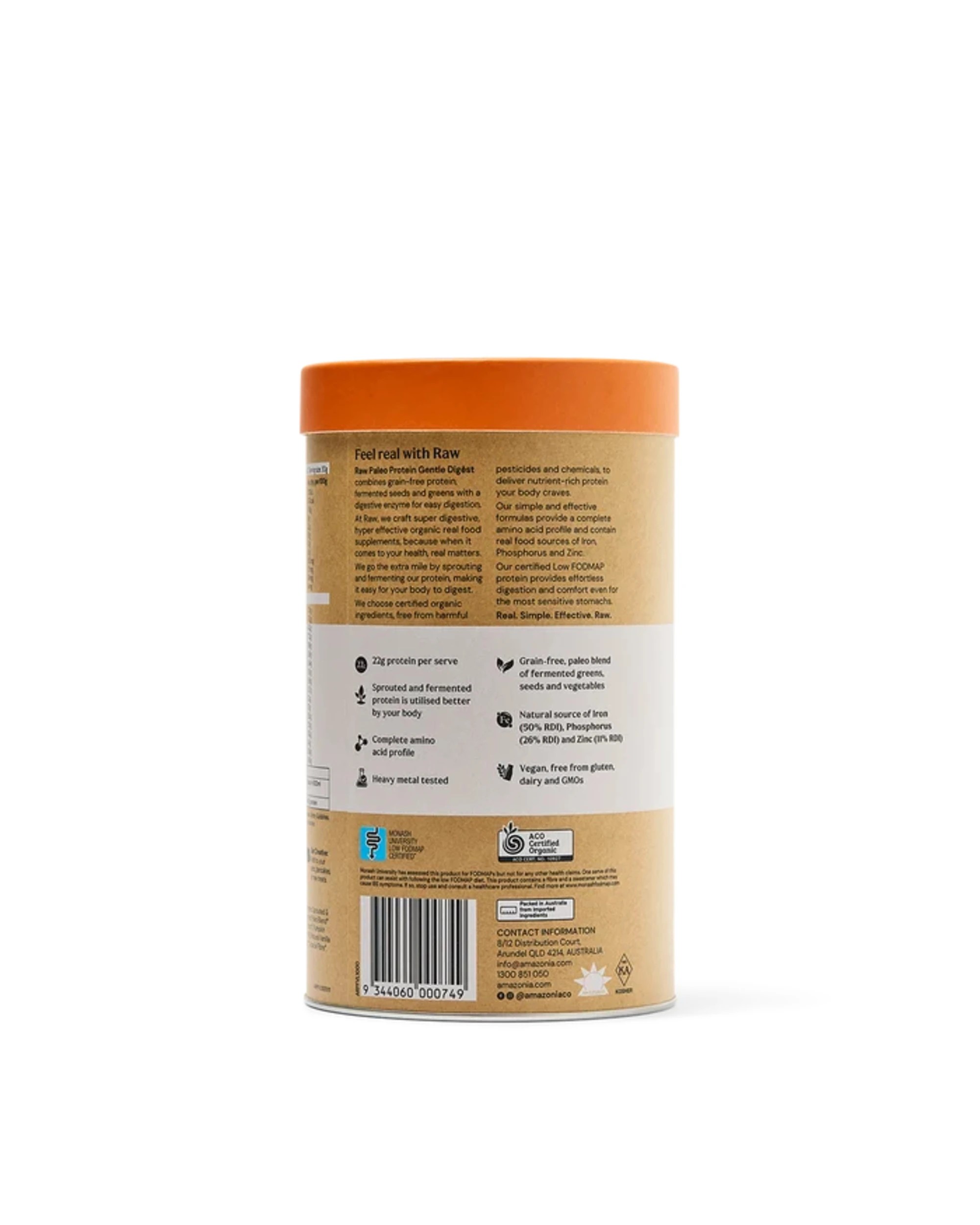 3 Amazonia Raw Gentle Digest Paleo Protein Vanilla 500g - Vanilla, 3 of 4
