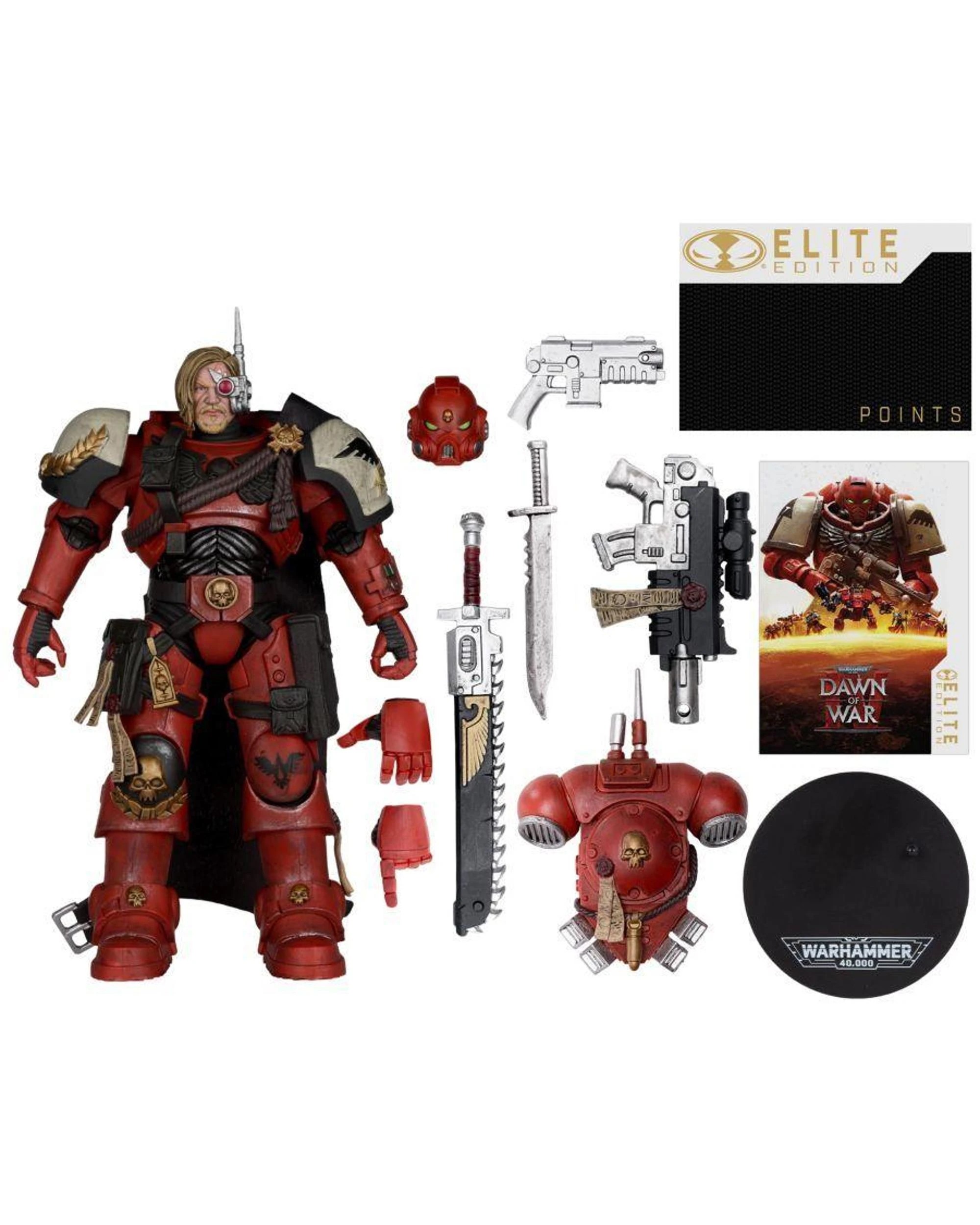 6 McFarlane Warhammer 40,000 Dawn of War IV Captain Cyrus Elite Edition 7 inch Action Figure, 6 of 8