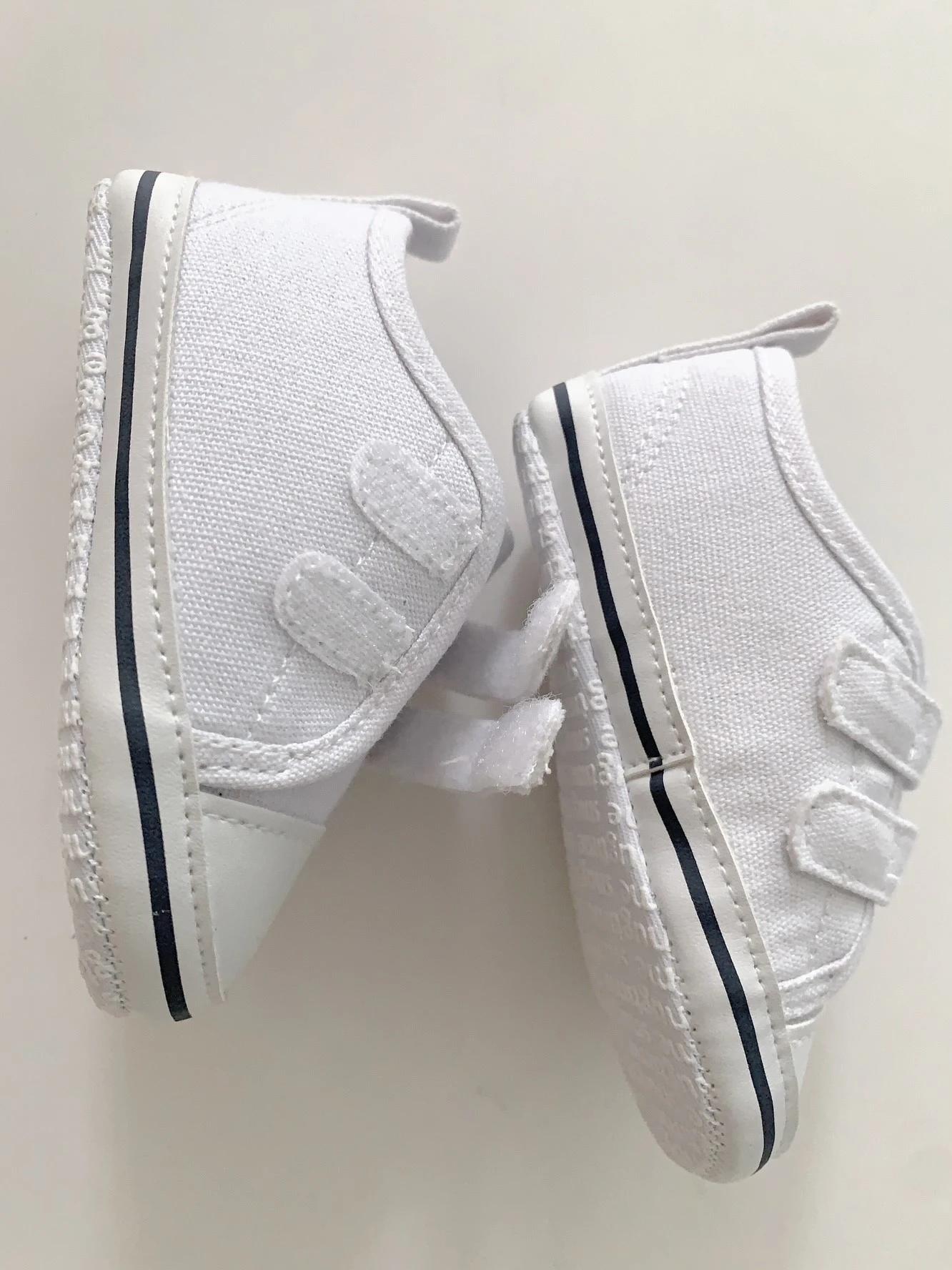 3 Snugtime Navy Velcro Sneaker Size 2 BEIGE, 3 of 4