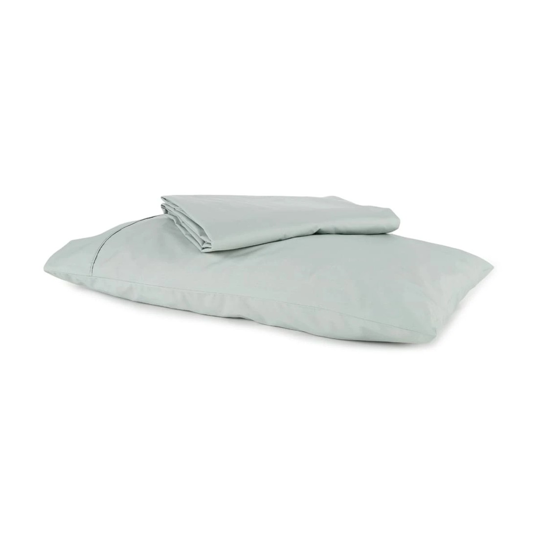 1 250 Thread Count Cotton Rich Sheet Set - Single Bed, Eucalyptus, 1 of 7