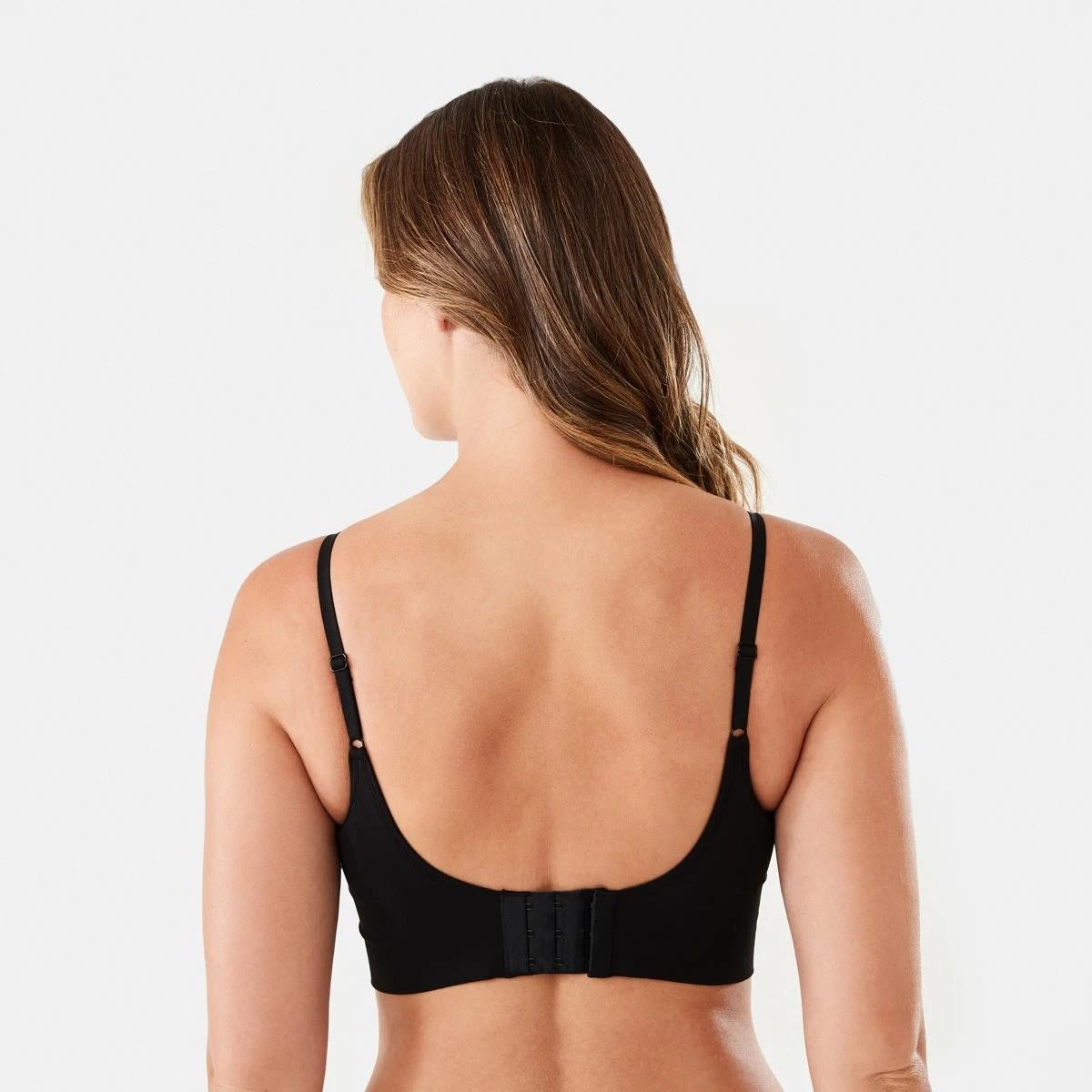 3 Long line Plunge Bra BLACK, 3 of 6