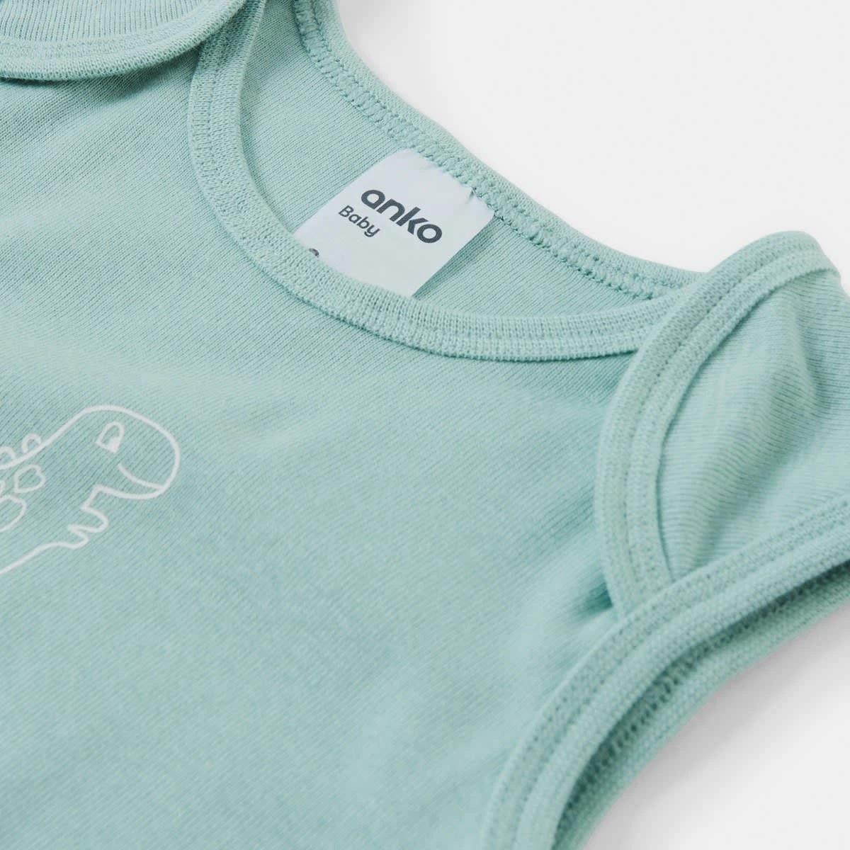 10 5 Pack Sleeveless Bodysuits Dino, 10 of 10