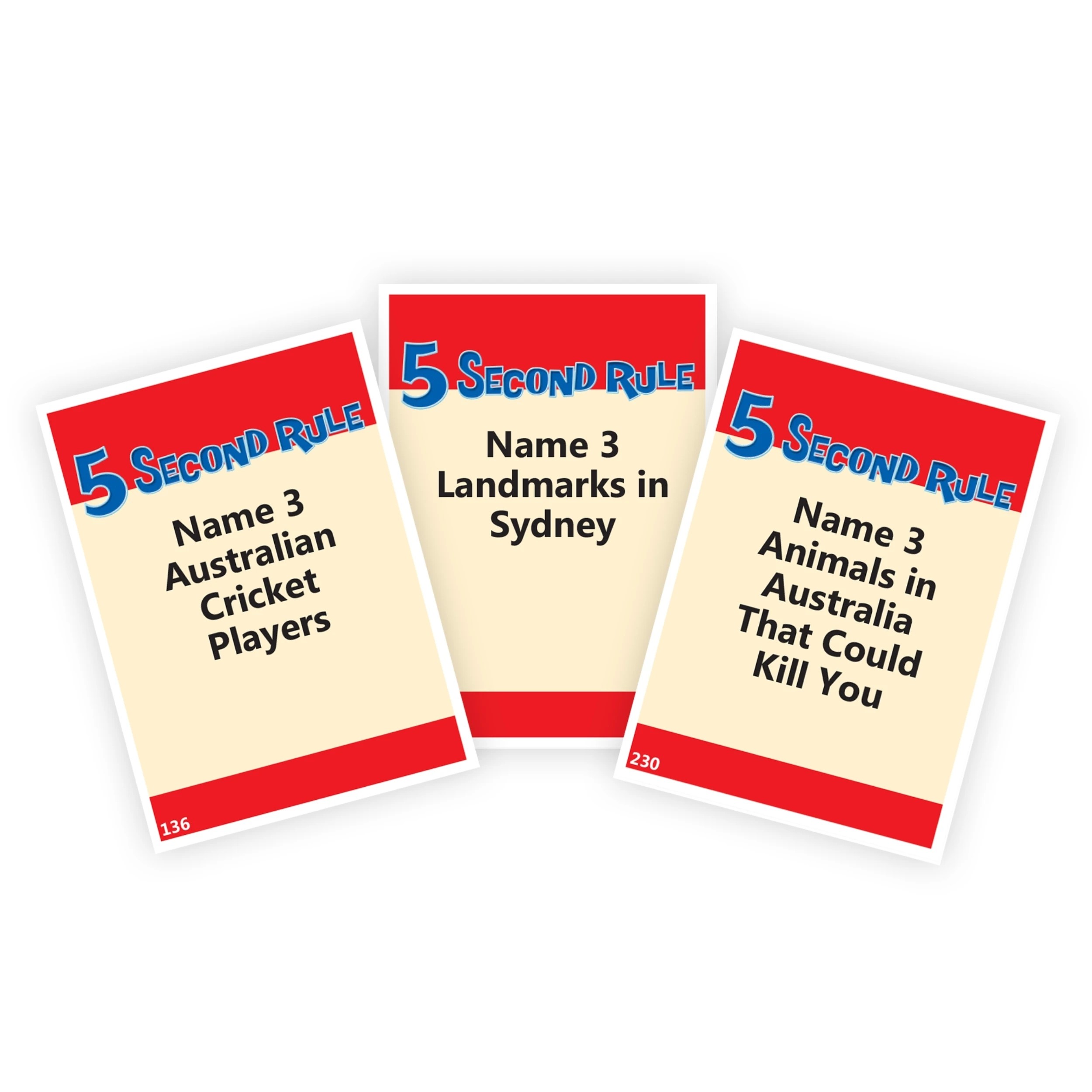 3 5 Second Rule Aussie Edition Game, 3 of 4