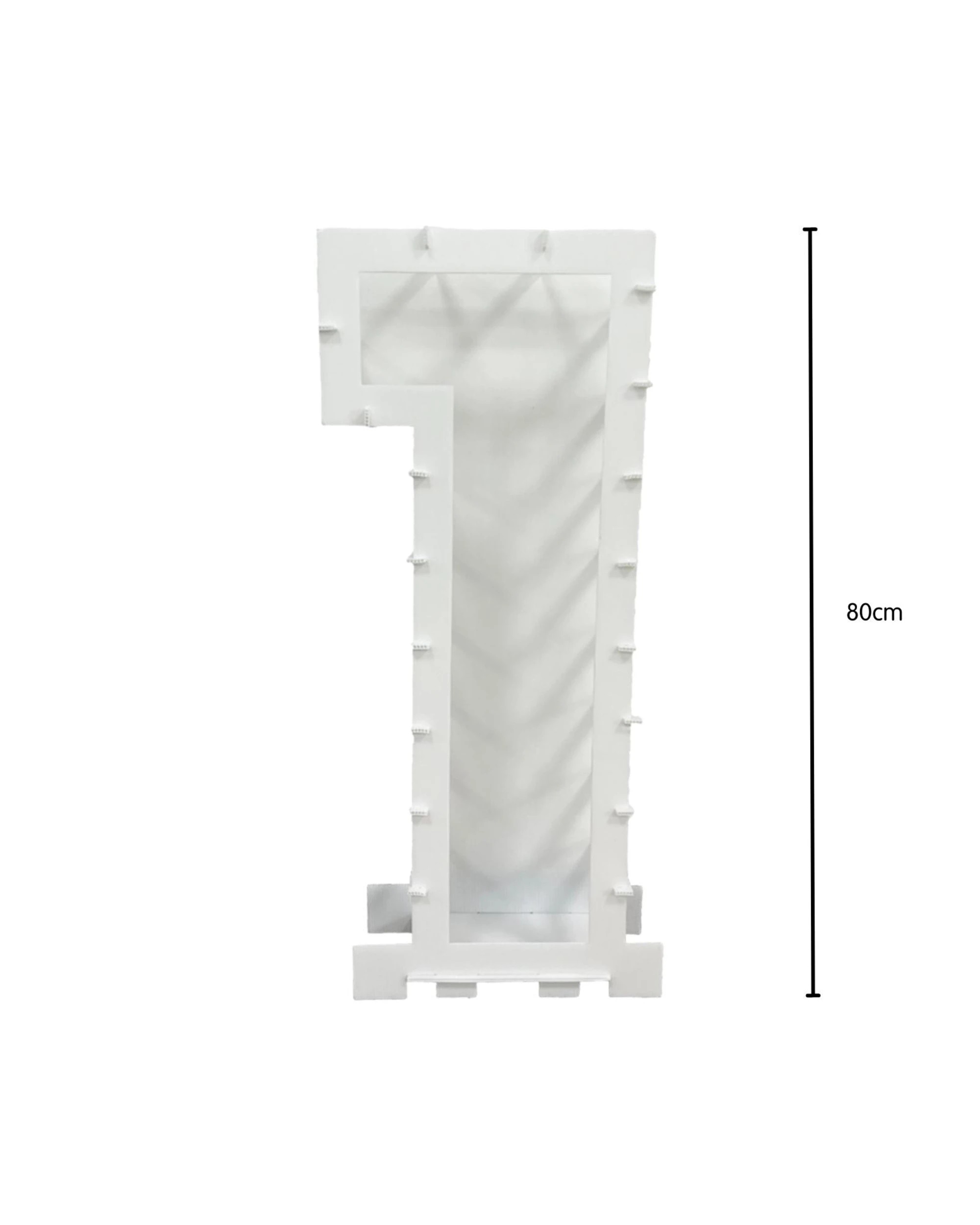 3 Partyrama Number 1 Balloon Mosaic Frame 80cm, 3 of 3