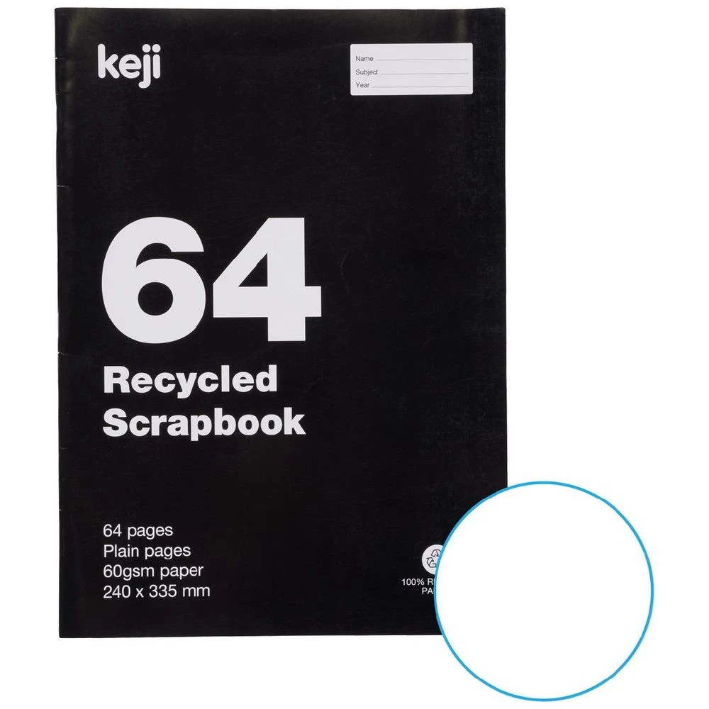 1 Keji Recycled Scrapbook 64 Page, 1 of 3