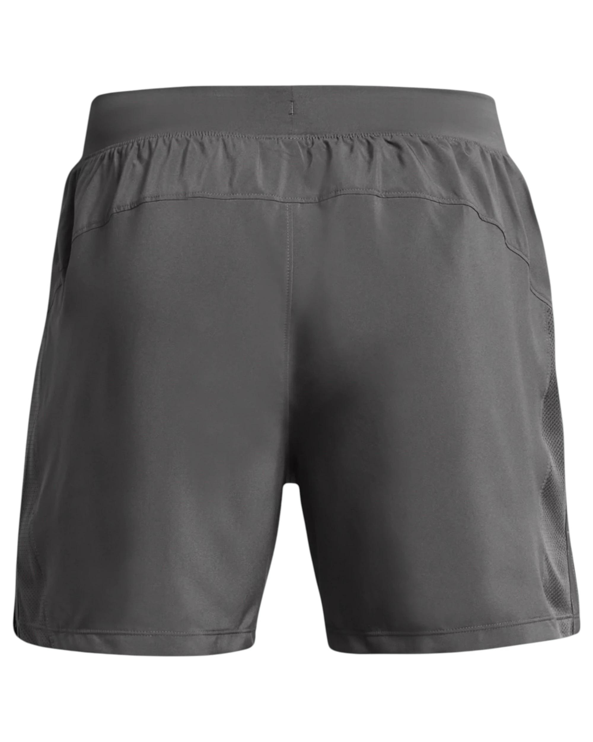 6 Under Armour Mens Launch 5 Inch Castlerock Running Shorts CASTLEROCK, 6 of 6