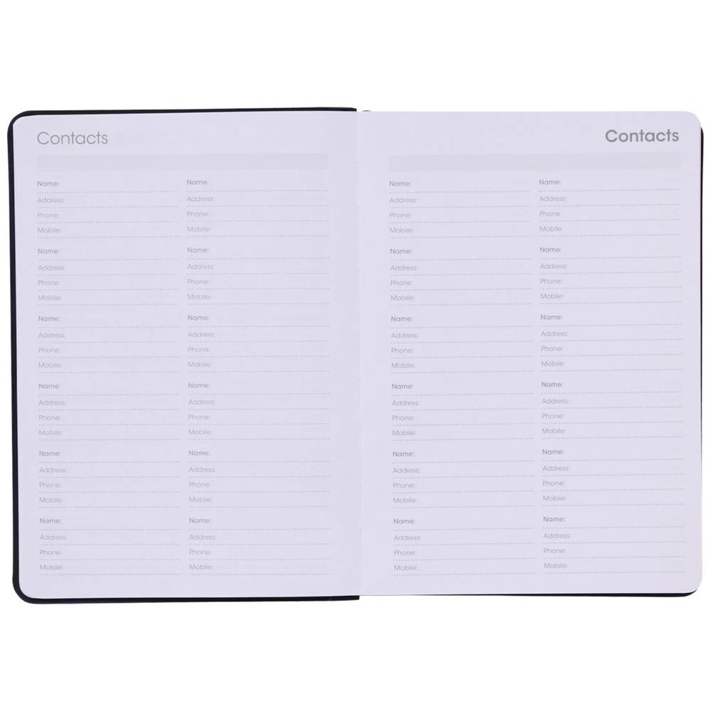 5 Otto A5 Day to Page Diary FY26/27 with Pen Navy, 5 of 7