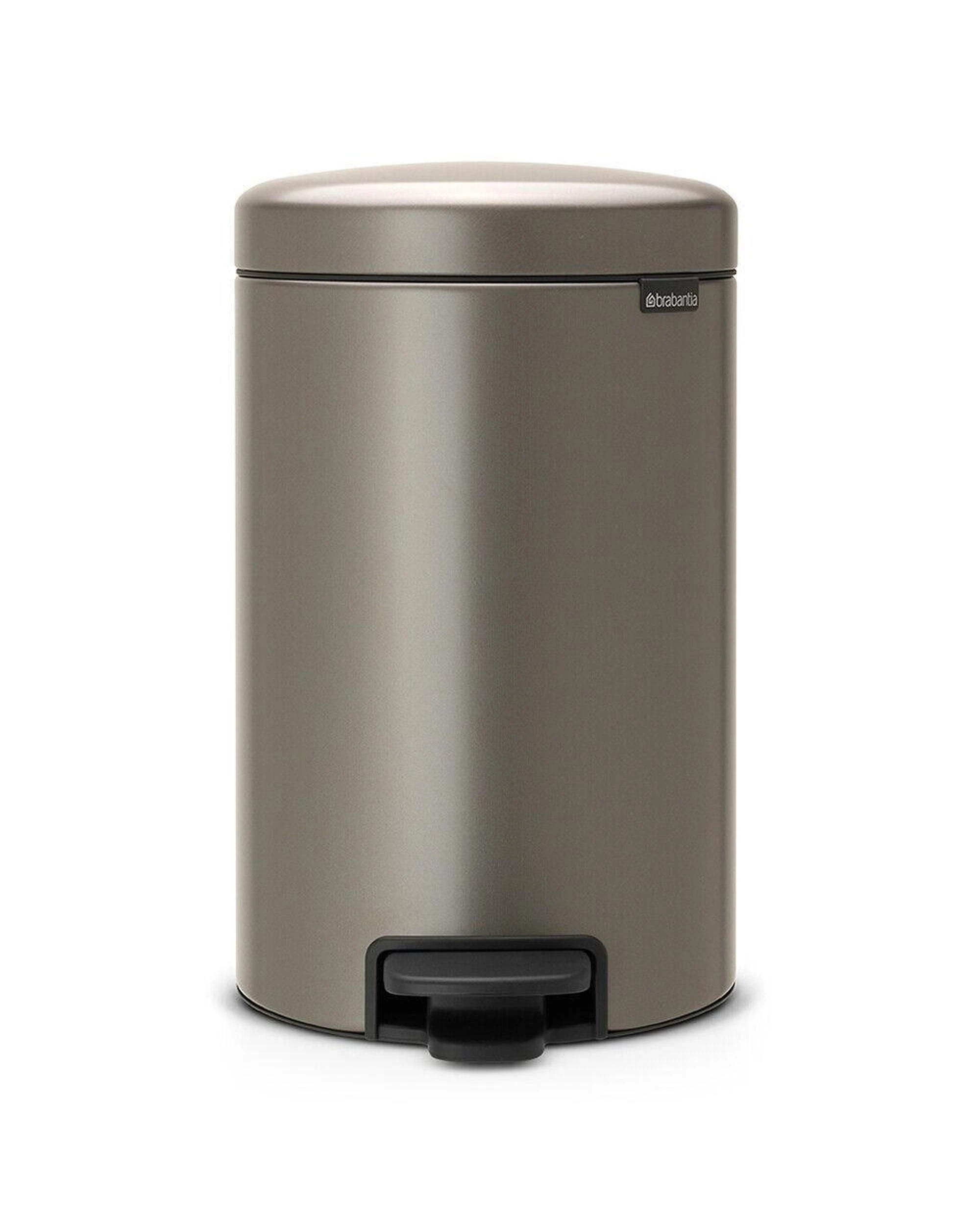 1 Brabantia Newicon Pedal Bin 12L  Platinum, 1 of 5