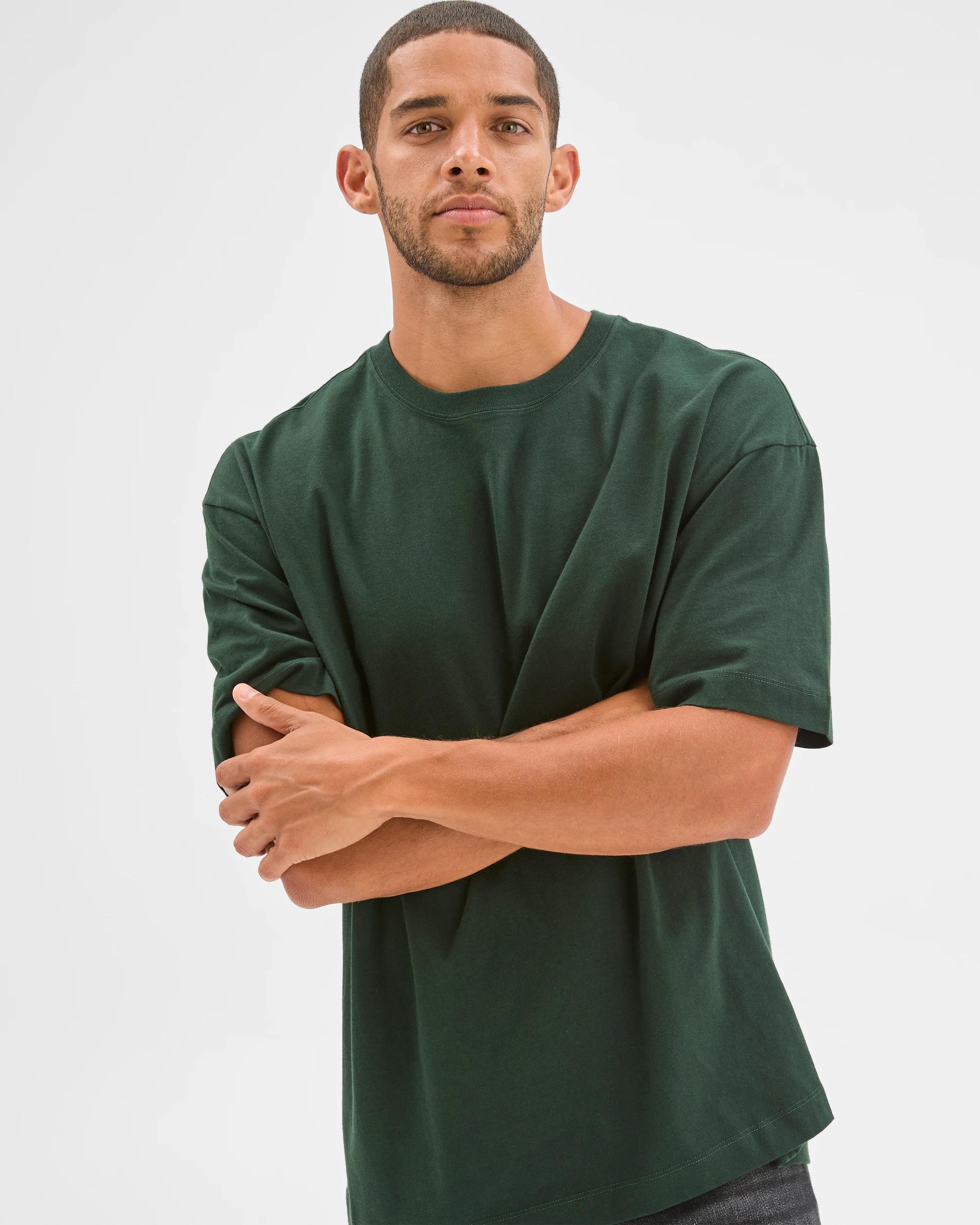 3 Target Australian Cotton Oversized T-Shirt WINTER GREEN, 3 of 6