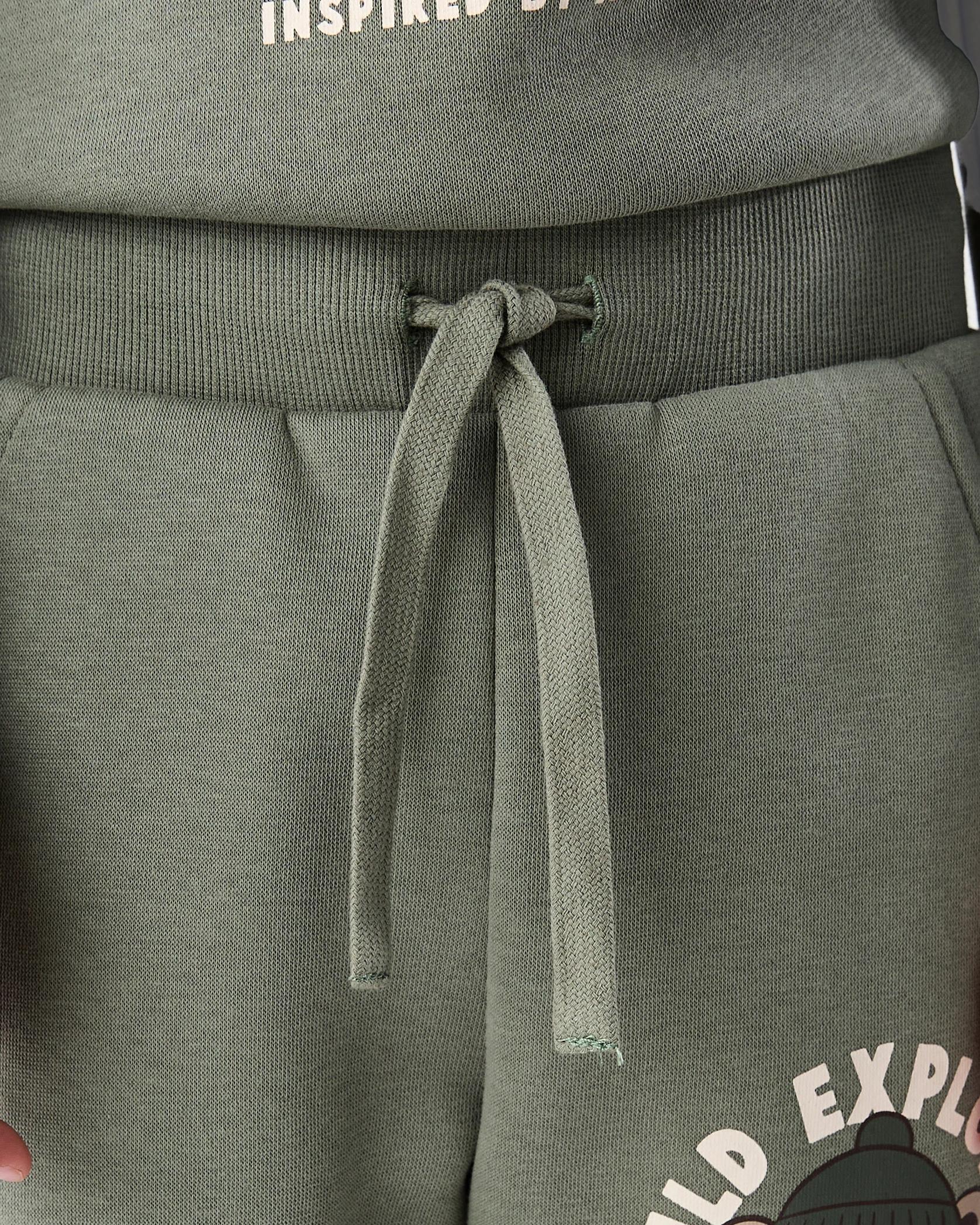 4 Print Trackpants Grn Bear, 4 of 6