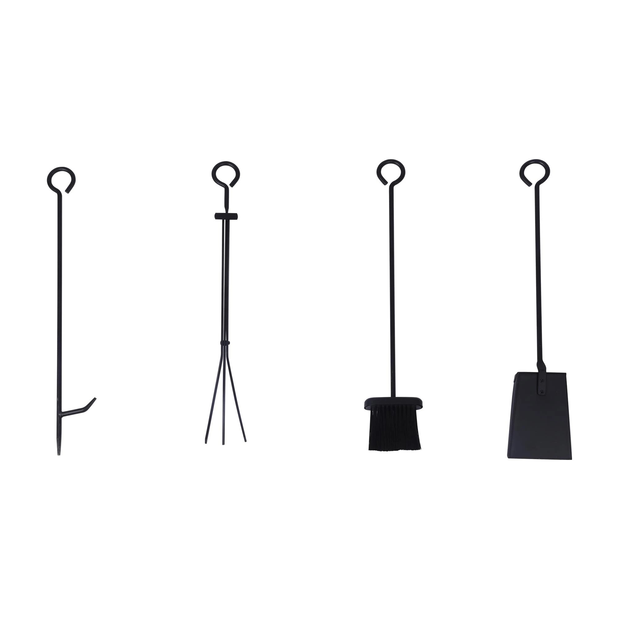 4 Traderight Firewood Rack With Fireplace Tools Set, 4 of 5