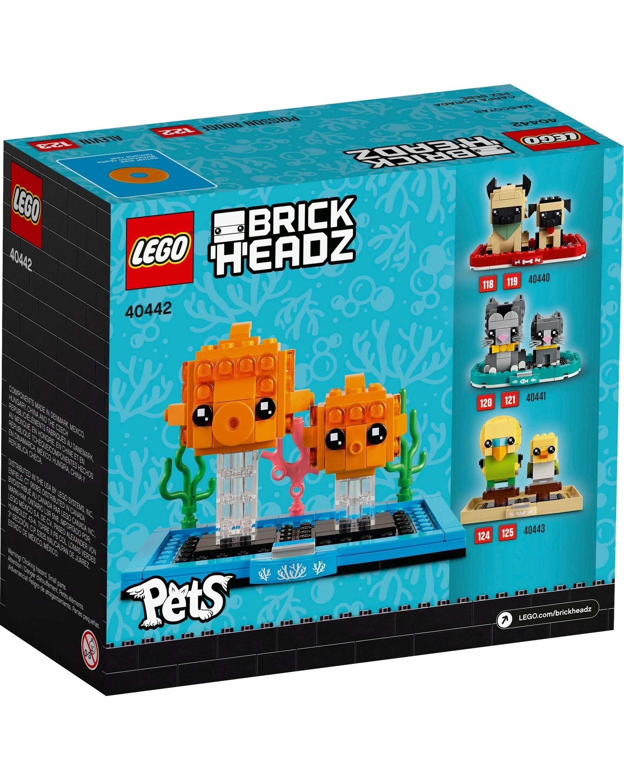 2 LEGO BrickHeadz 40442 Goldfish, 2 of 5