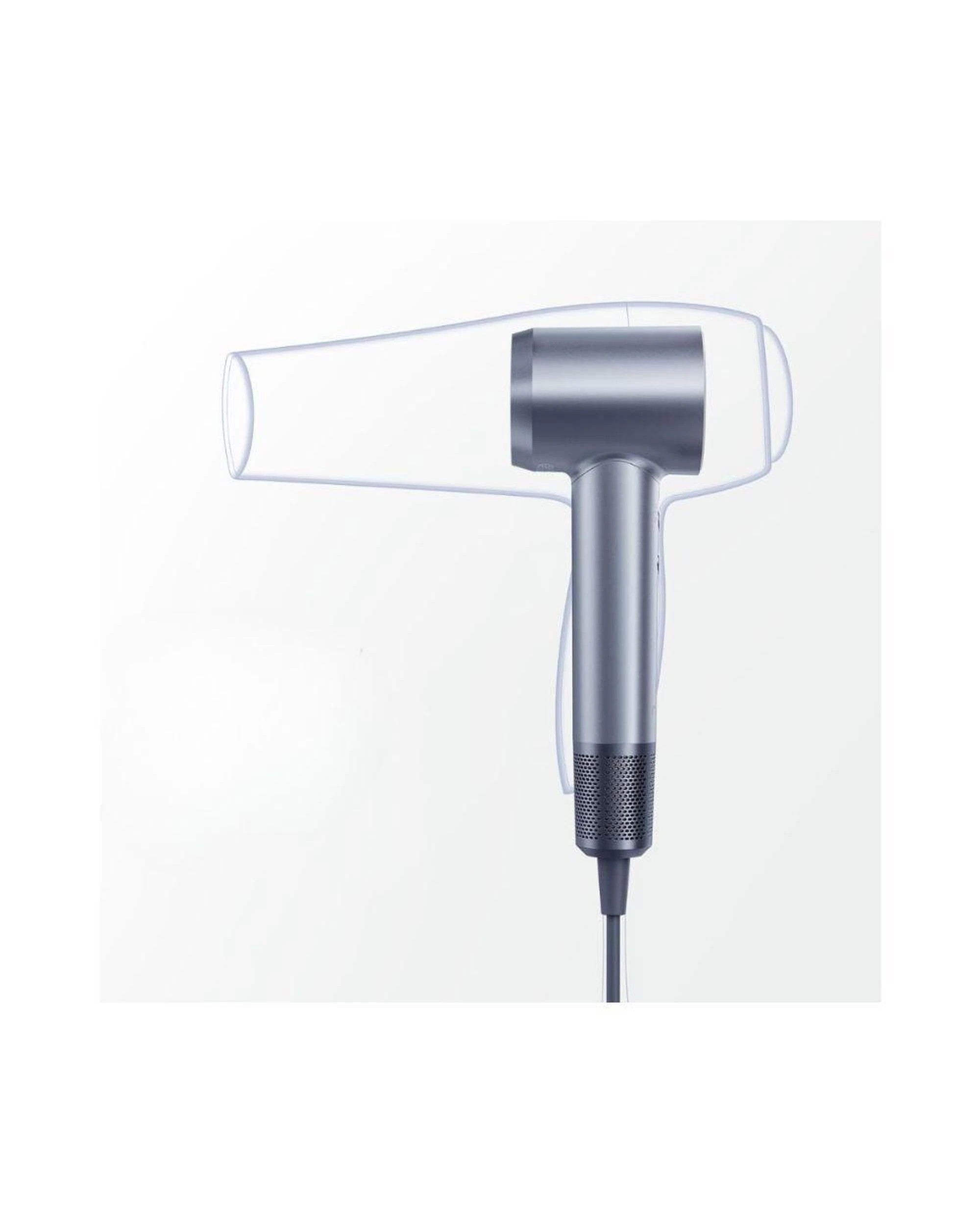 3 Laifen Swift Special High Speed Hair Dryer Silver Blue 110000 RPM with 3 Styling Nozzles, 3 of 3
