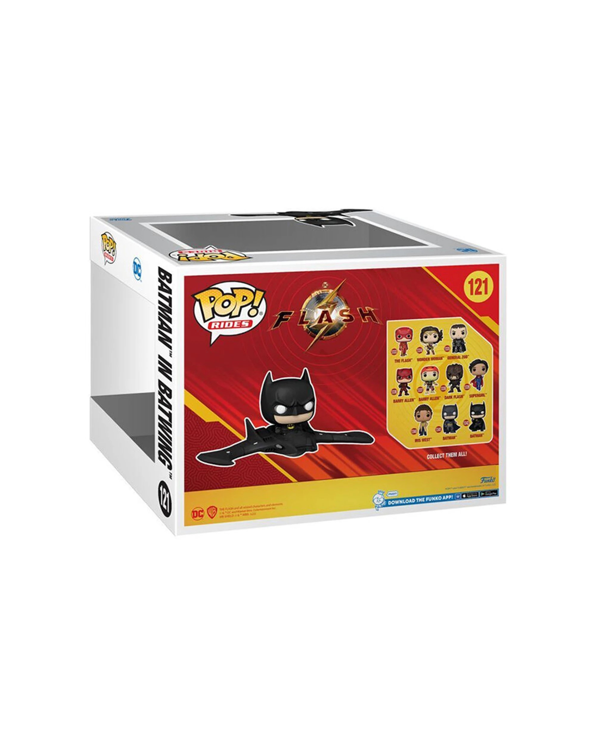 3 THE FLASH 2023 Funko The Flash Batman In Batwing Pop Ride Figure 5.3 Inch
 - black, 3 of 3