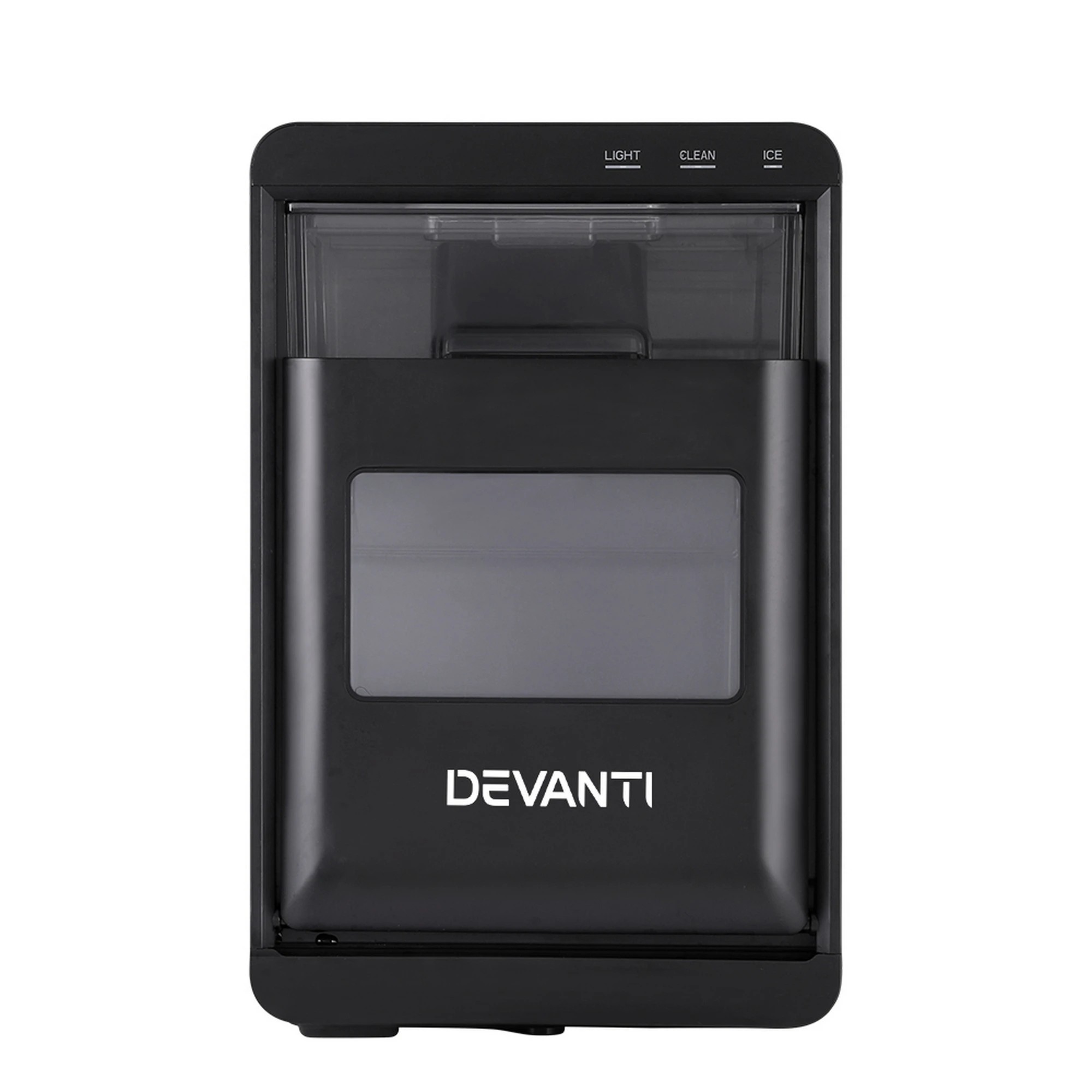 3 Devanti Ice Maker Machine 20kg Chewable Nugget Ice Countertop w/Self - Silver, 3 of 8