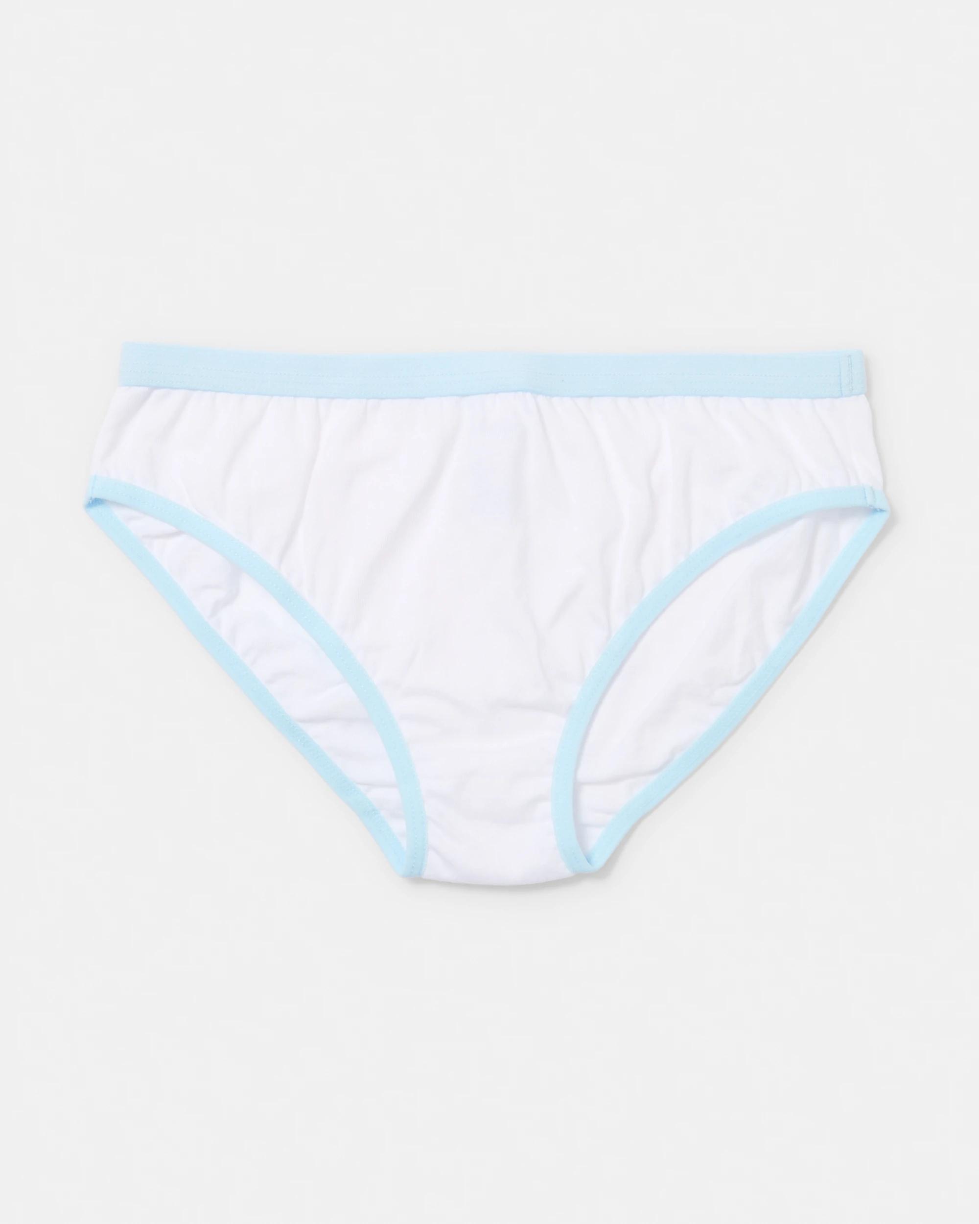 6 7 Pack Print Briefs Wht Hearts, 6 of 9