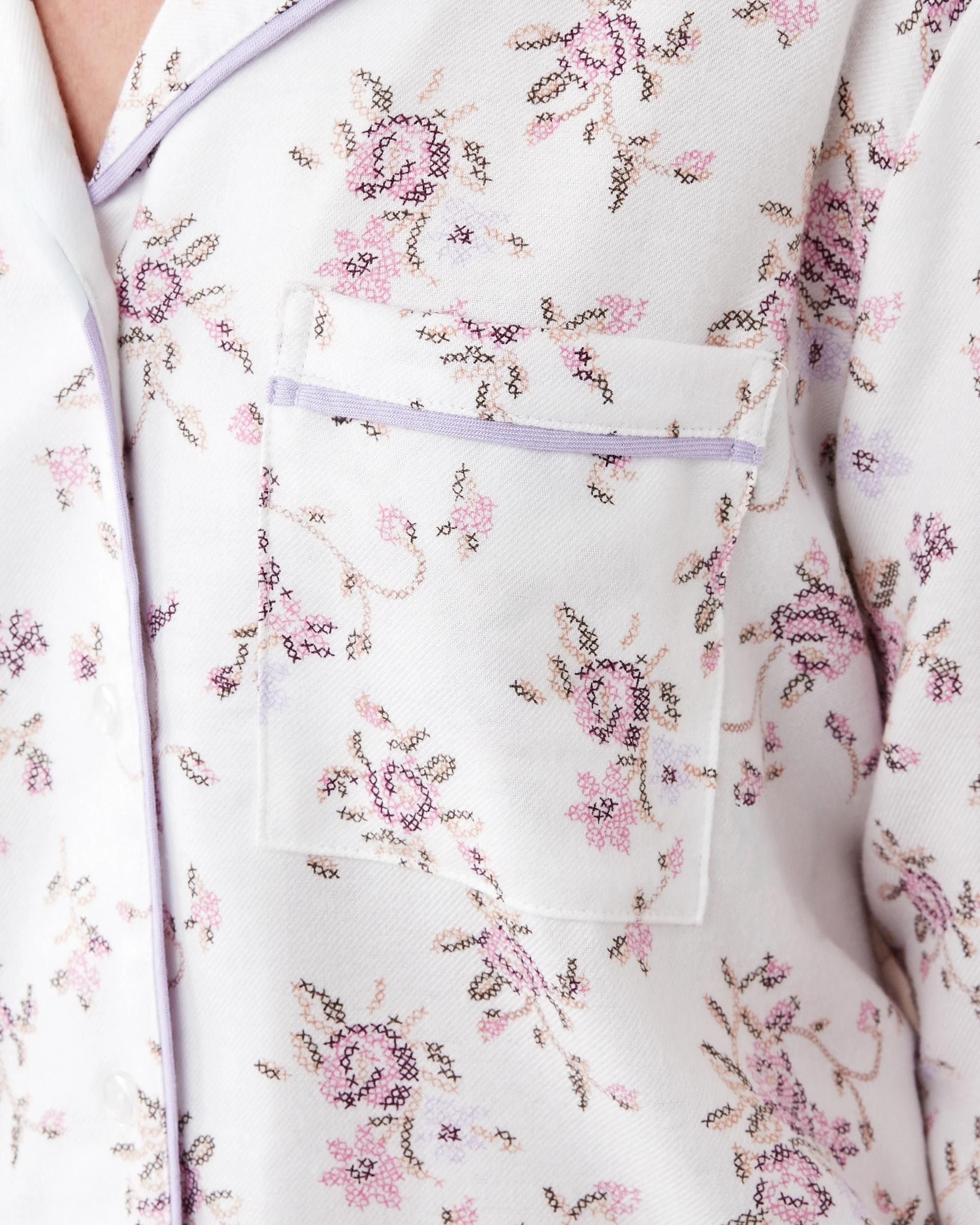 6 Classic Flannel Pyjama Set Stitch Frl, 6 of 8