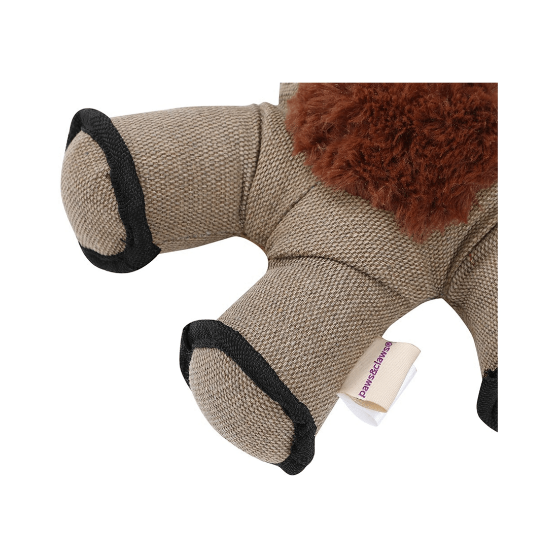 4 Paws And Claws 32cm Super Tuff Buddies Oxford Pet Interactive Toy Lion Squeaker
 - Brown, 4 of 4