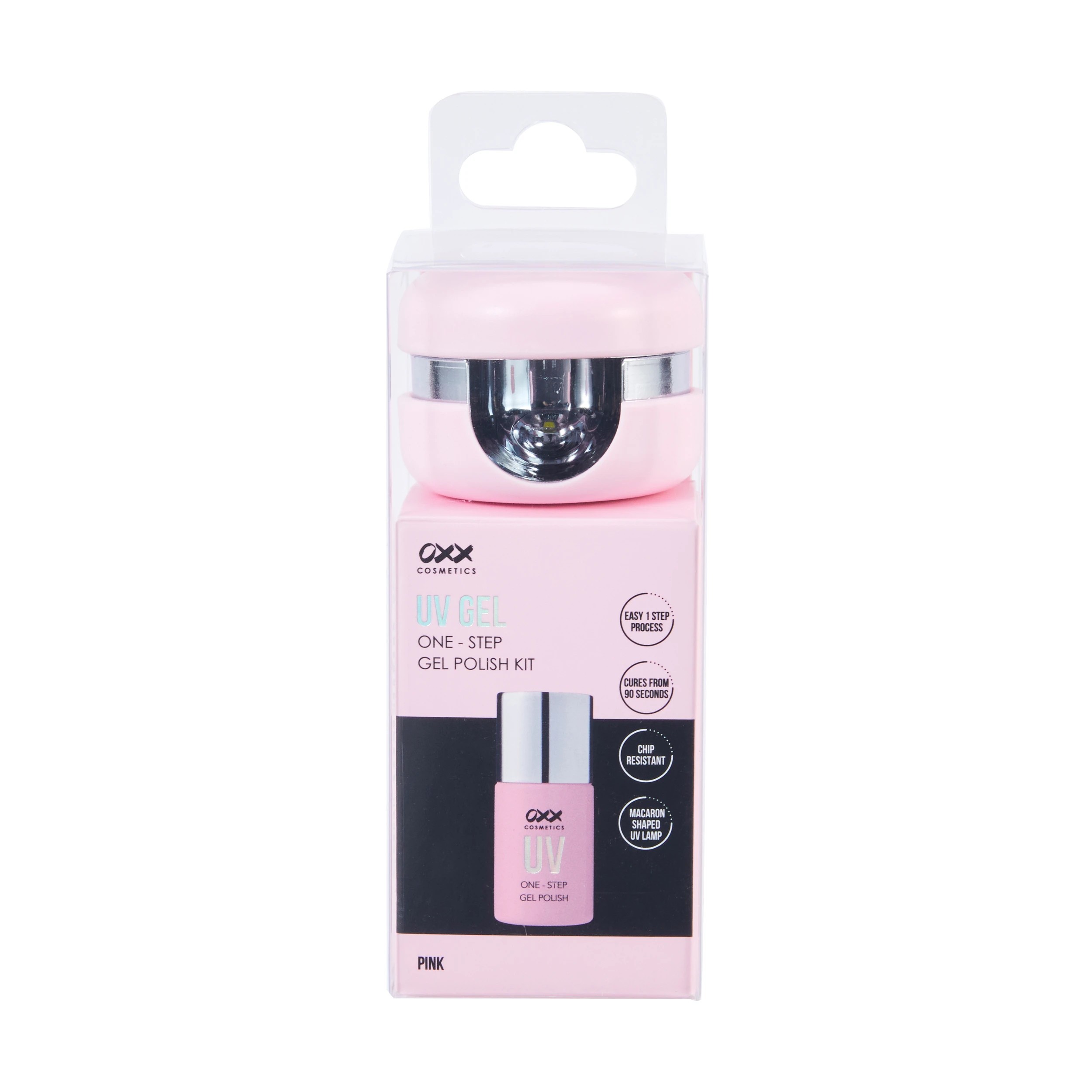 1 OXX Cosmetics UV Gel One-Step Gel Polish Kit - Pink, 1 of 8