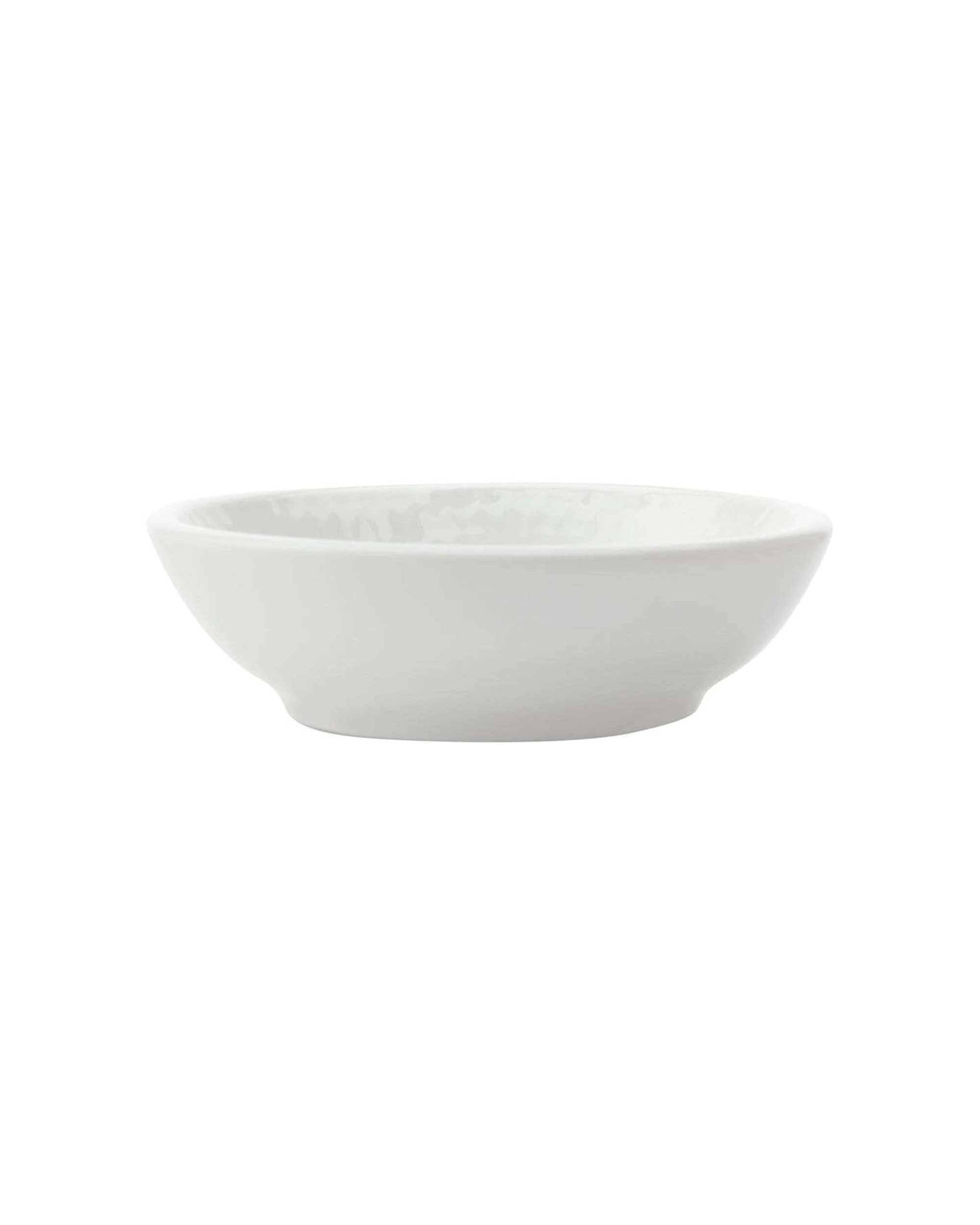 1 Maxwell & Williams Basics Diamonds Sauce Dish 7cm Round Porcelain Bowl Collection - White, 1 of 3