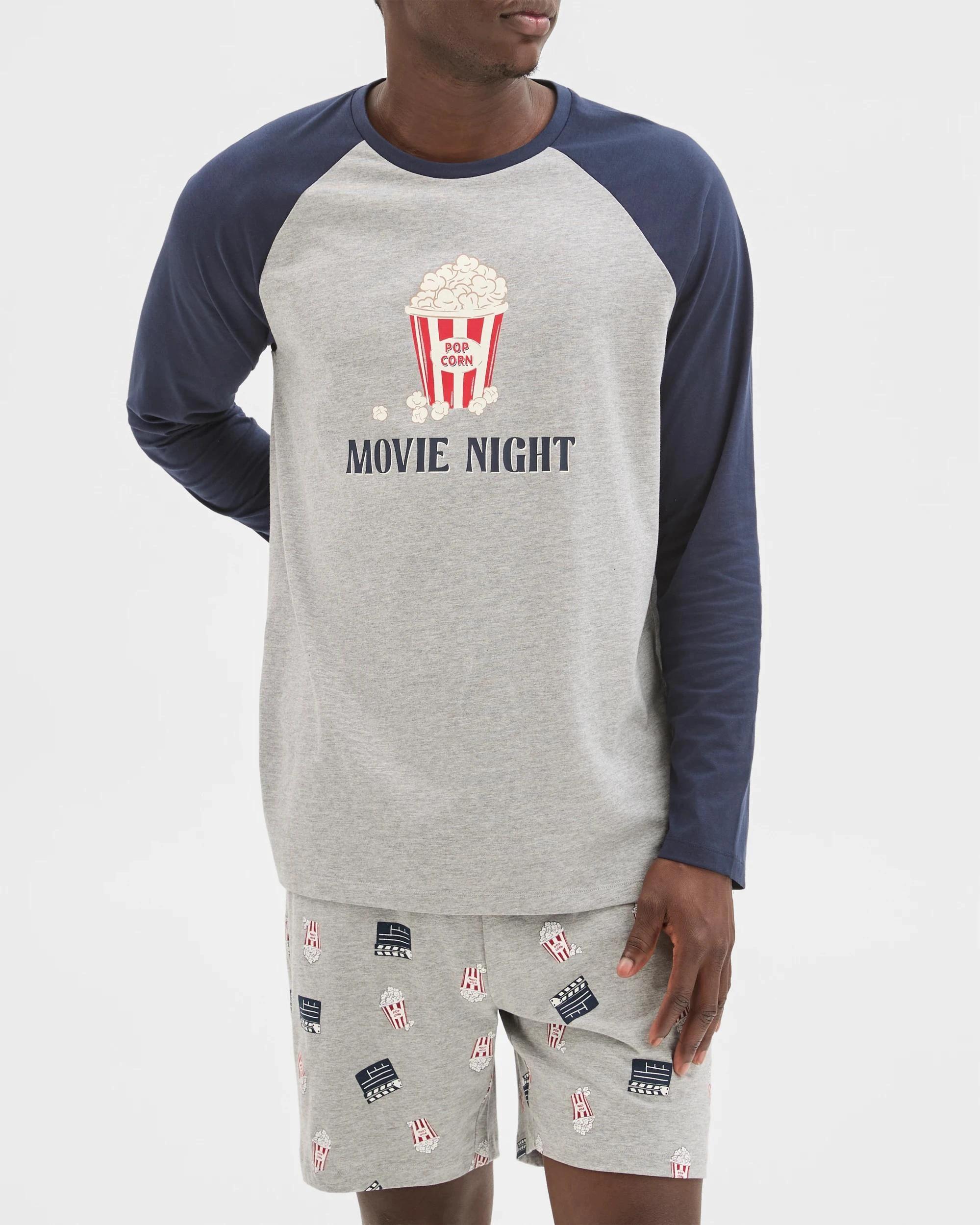 2 Maxx Australian Cotton Sleep Shorts MOVIE NIGHT, 2 of 6