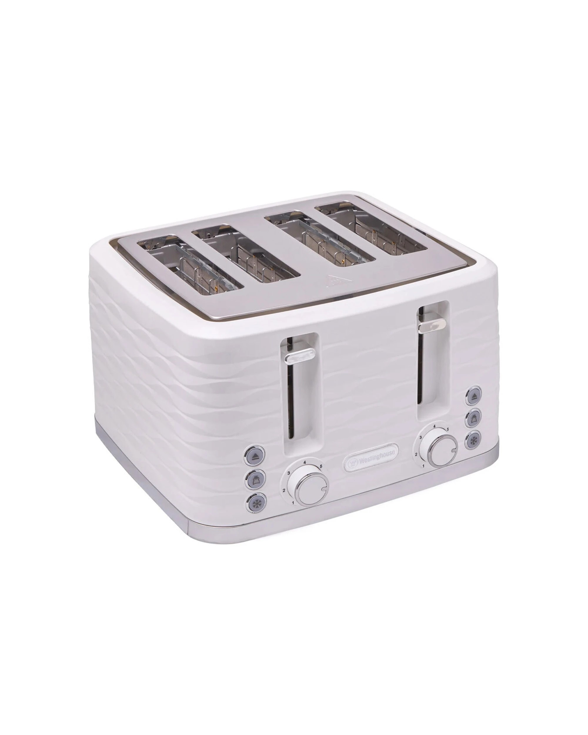 9 Westinghouse 1.7l Kettle & 4 Slice Toaster Pack White/silver Wave Pattern - White, 9 of 10