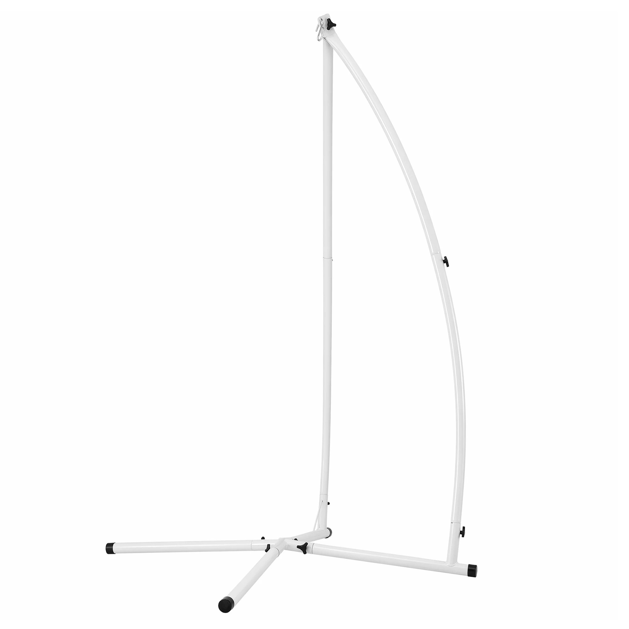 1 Gardeon Hammock Stand 150kg Capacity White Steel Frame for Hanging Hammock Chairs Outdoor Furniture - White, 1 of 8
