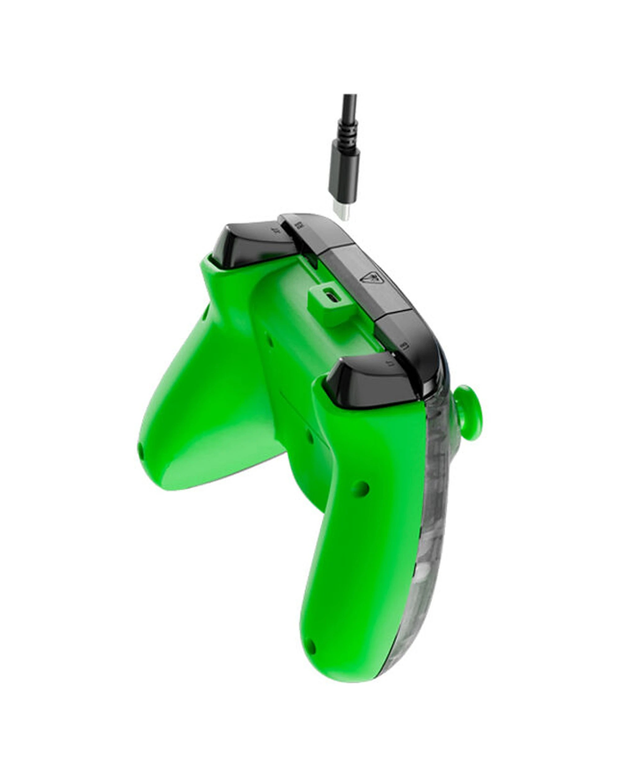 7 Turtle Beach Rematch Core Xbox Wired Controller 8ft 2.5m USB Dual Rumble - Green, 7 of 7