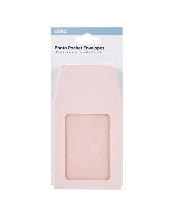 10 Pack Photo Pocket Envelopes