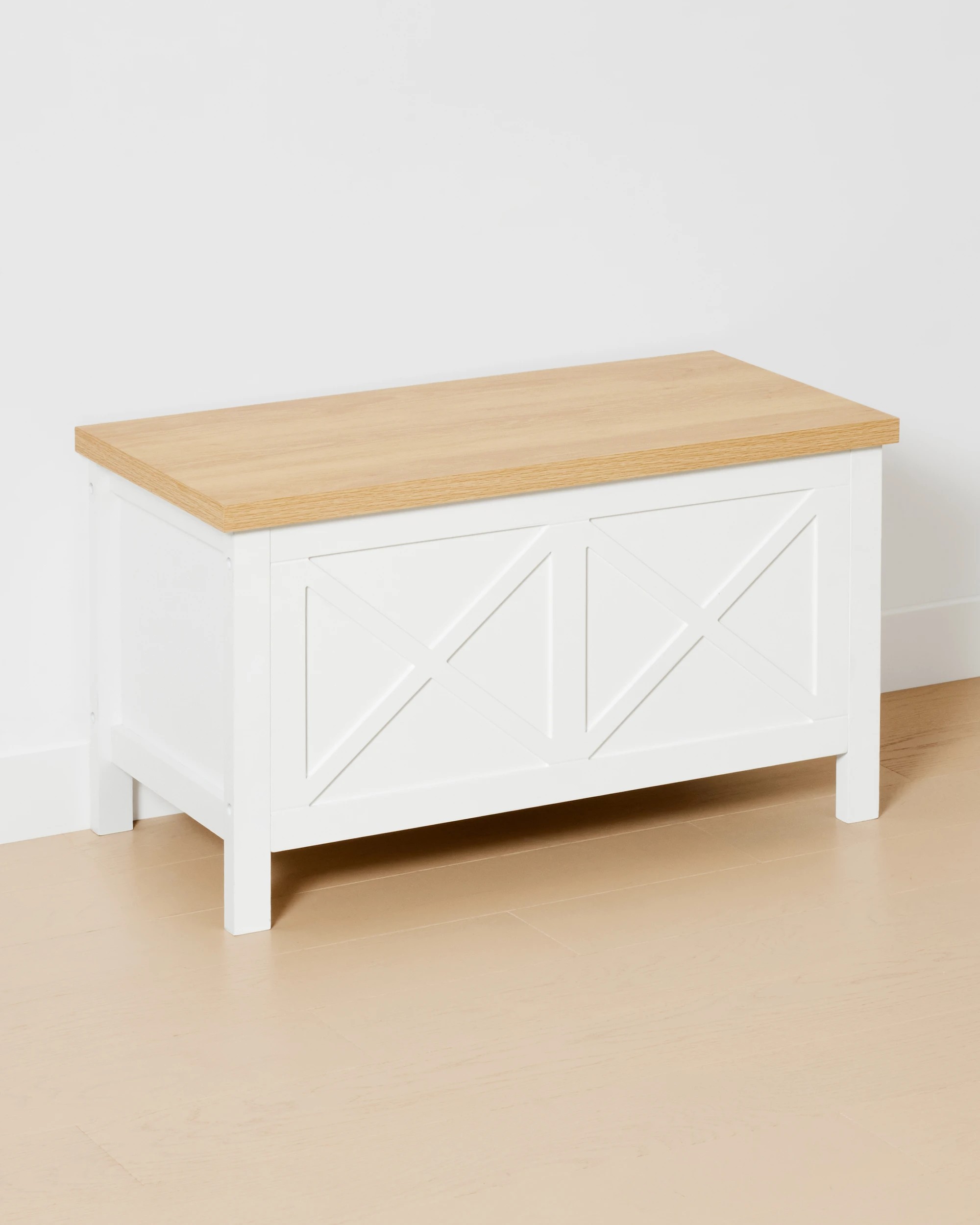 2 Camille Storage Bench - White, 2 of 7