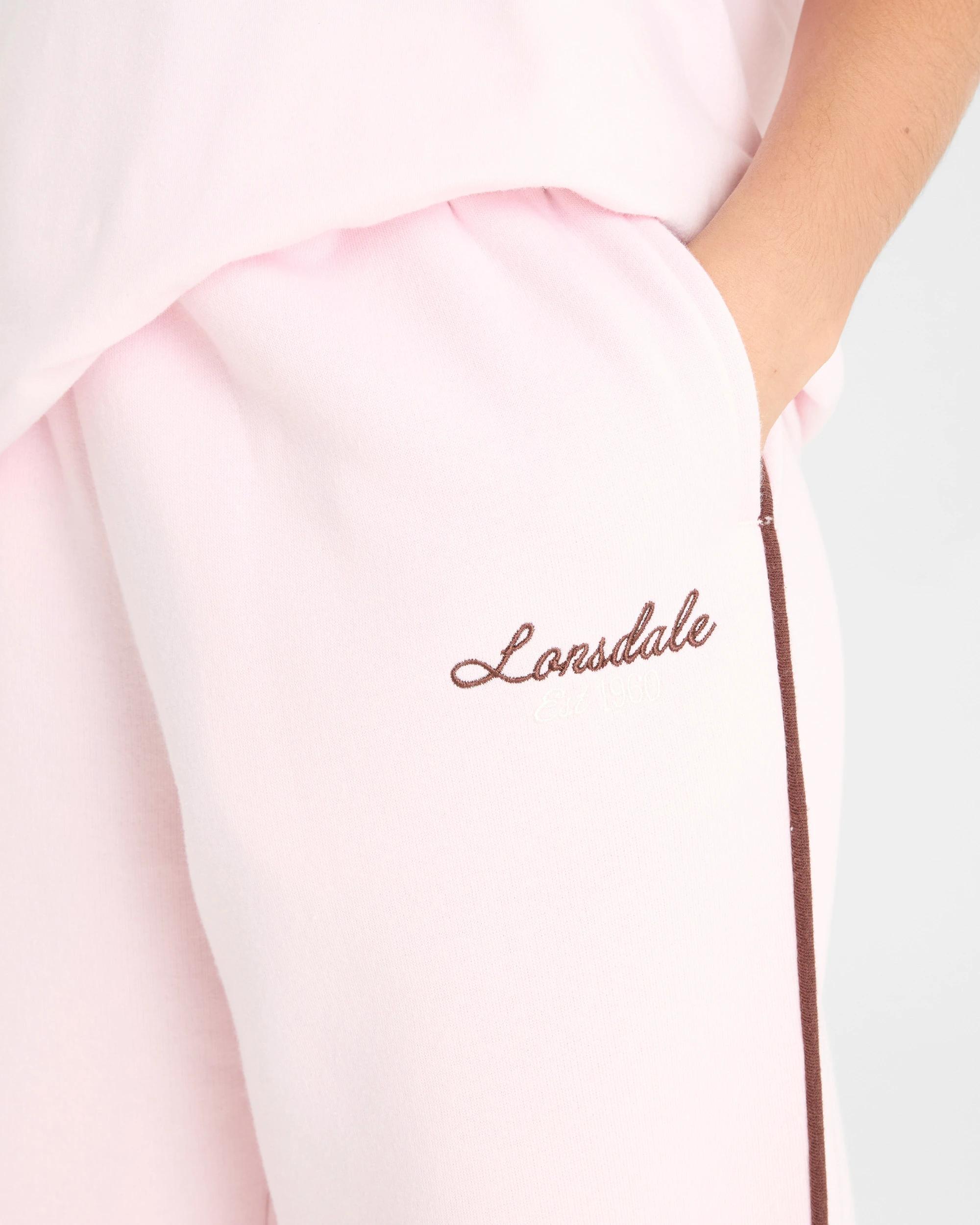 4 Lonsdale London Wide Leg Trackpants PINK, 4 of 5