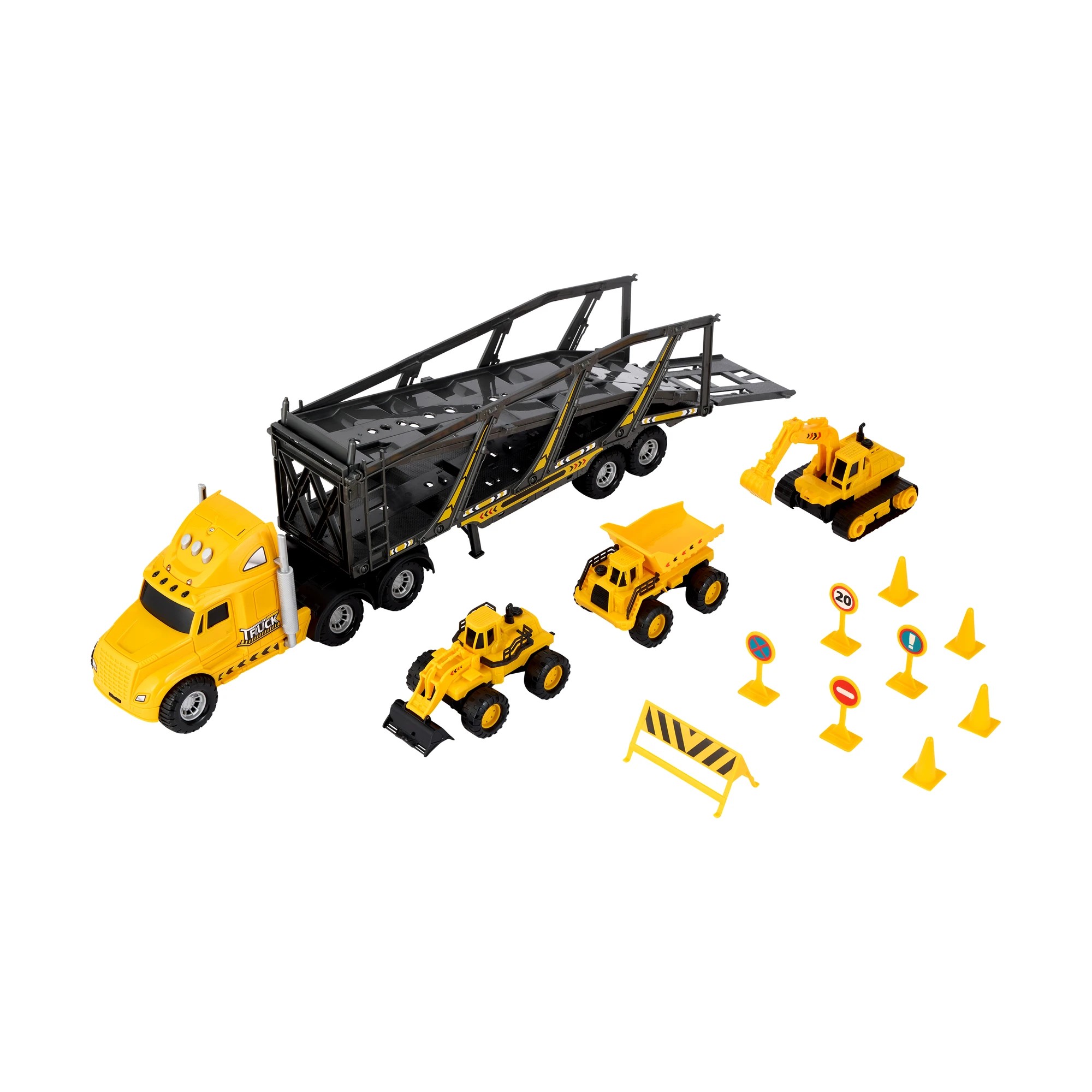 2 Lights and Sounds Construction Hauler Playset, 2 of 9