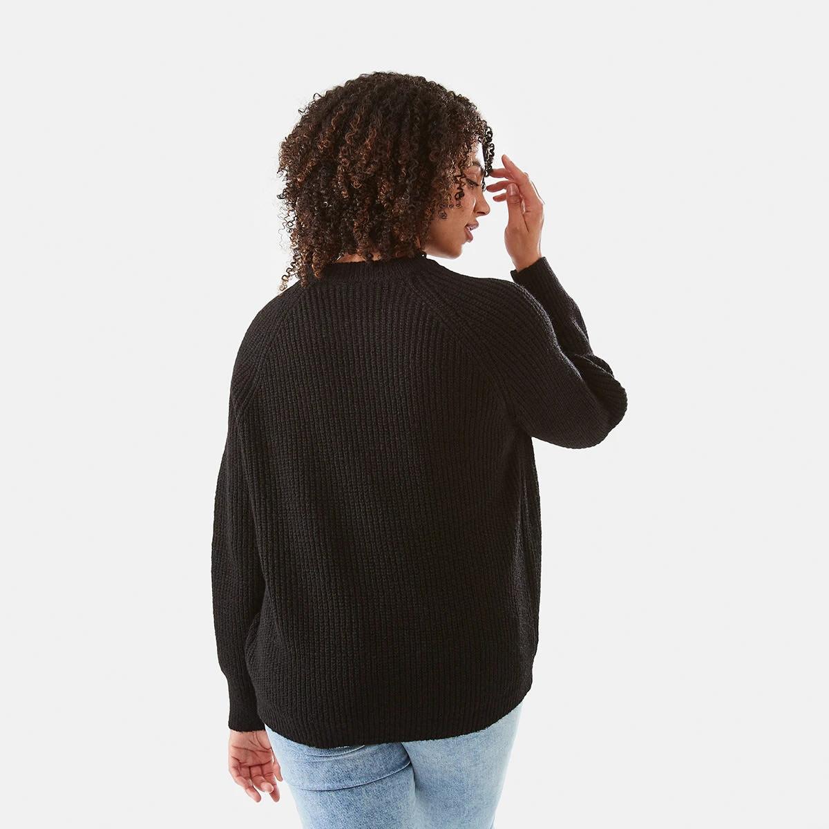 3 Loose Knit Jumper Black, 3 of 6