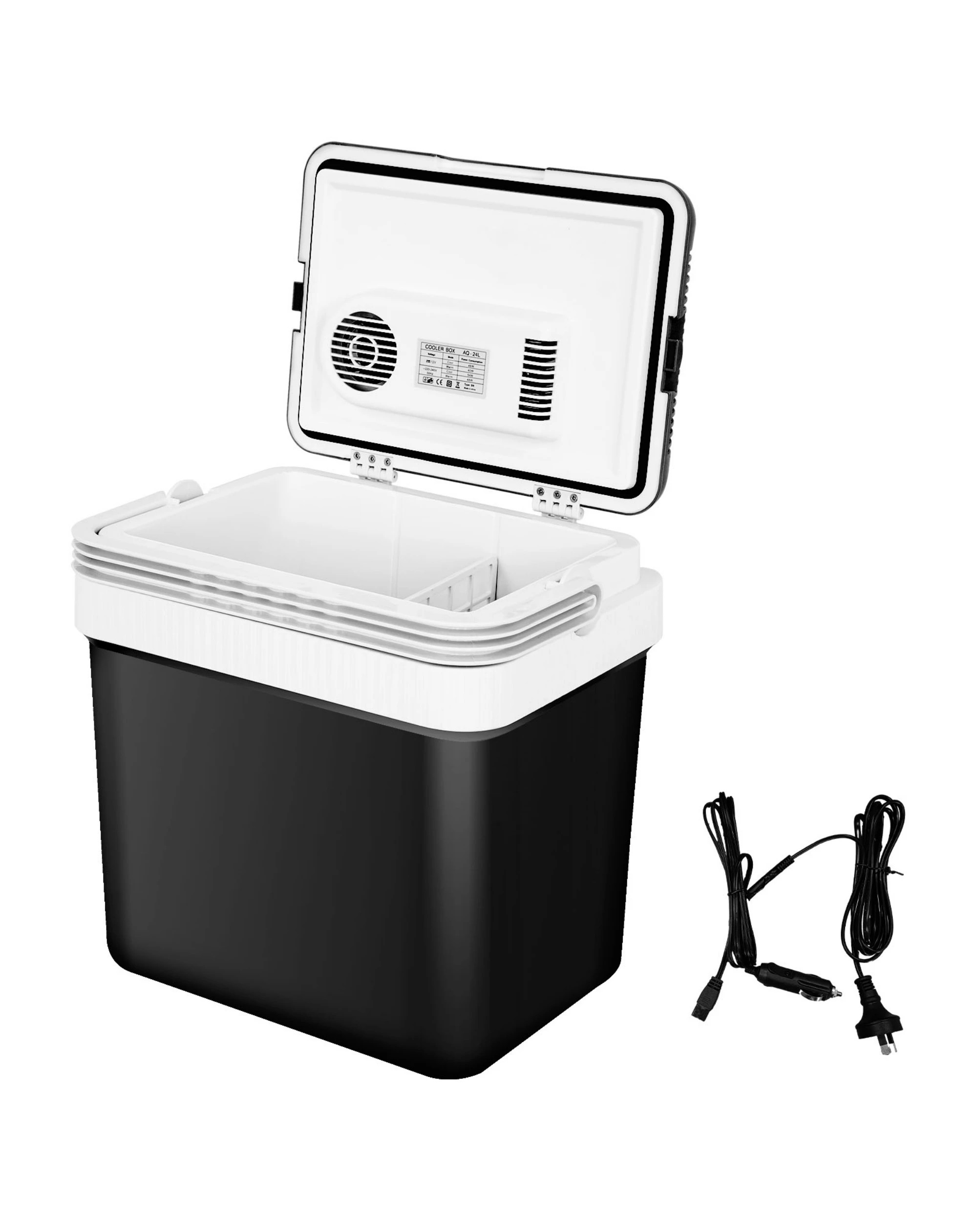 3 Advwin 24L Mini Fridge Car Refrigerator - Black, 3 of 8
