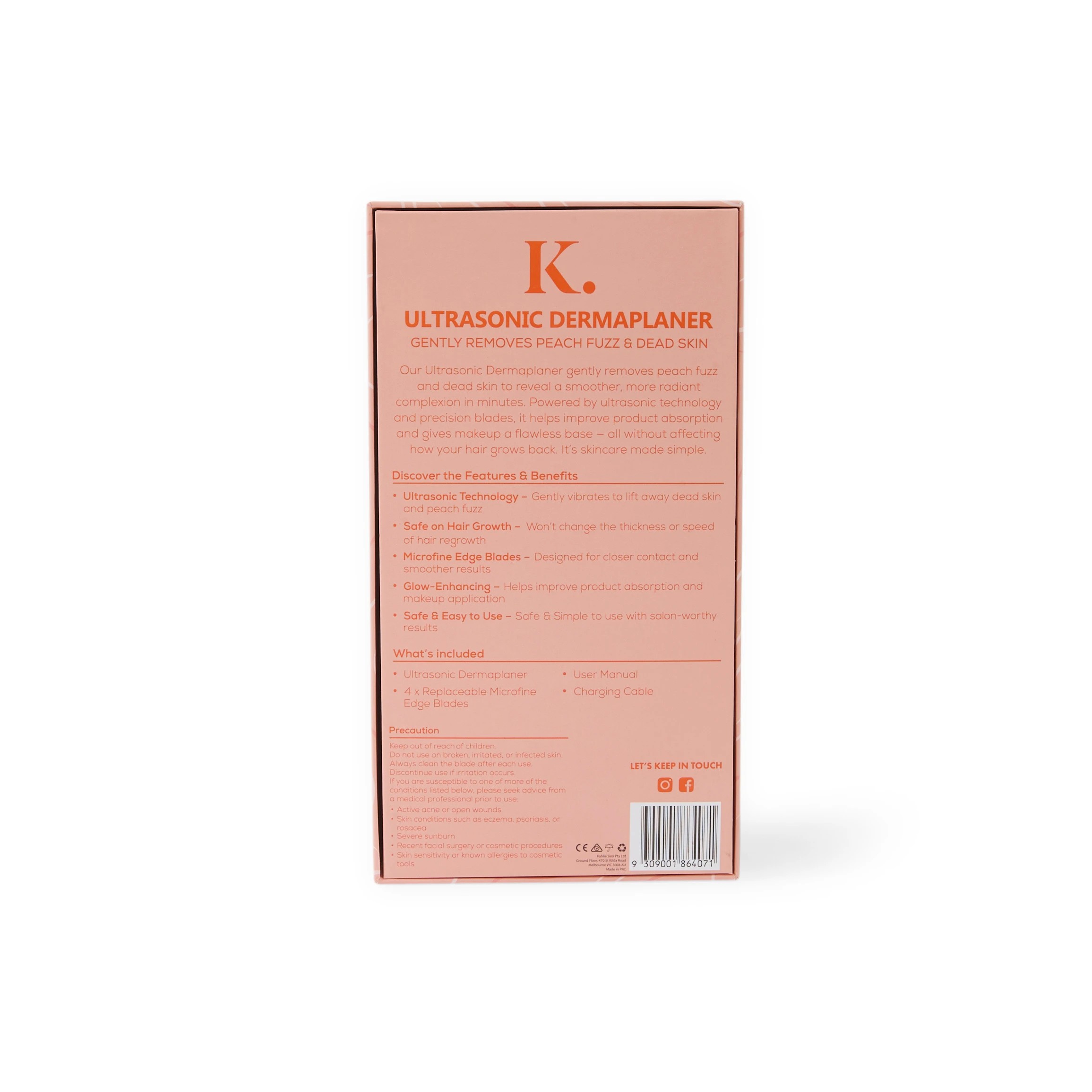 3 Kahlia Skin Ultrasonic Dermaplaner, 3 of 4