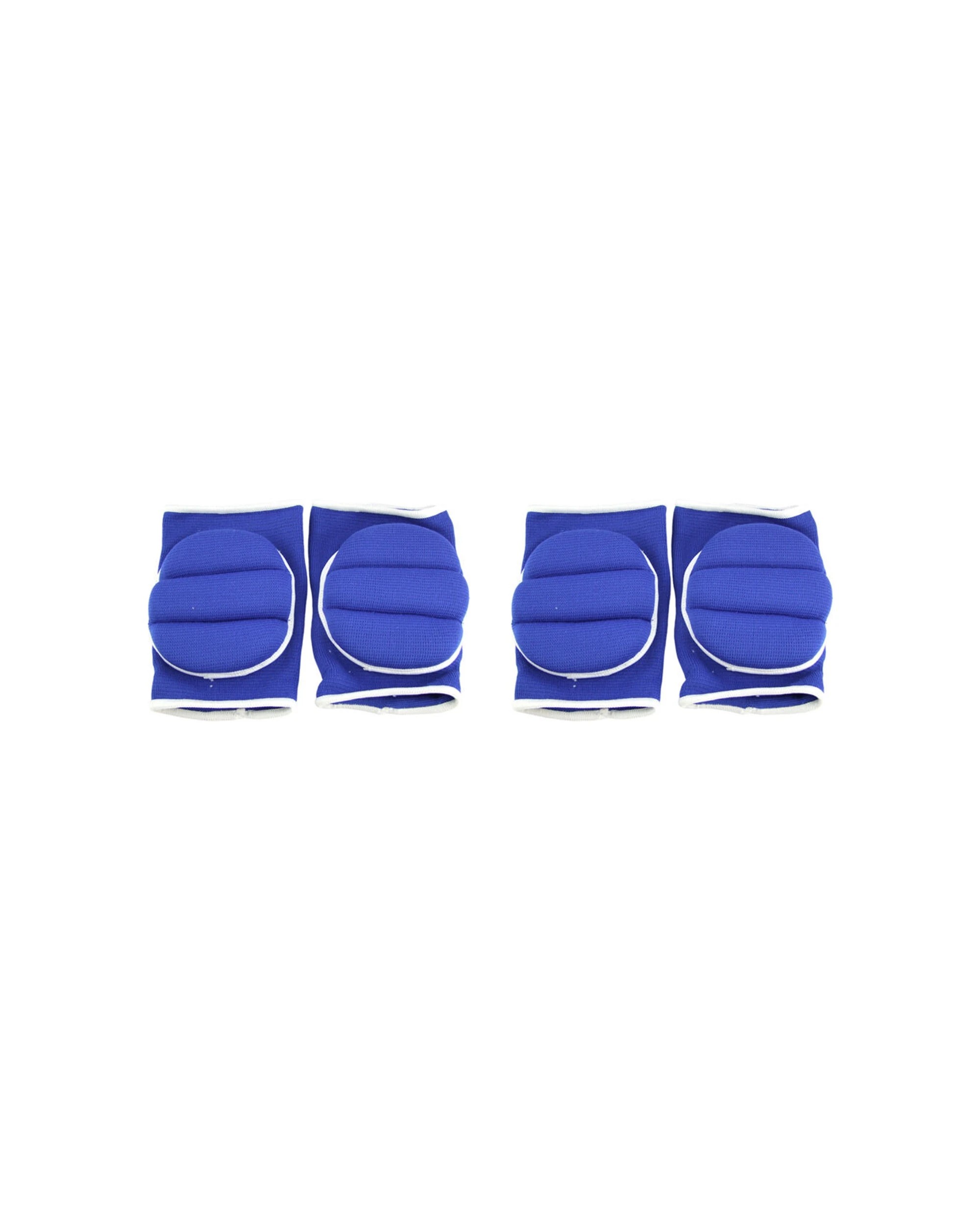 1 Regent 2PK Sports Knee Support Pads Football Gear Protector Pair Junior - Blue, 1 of 4