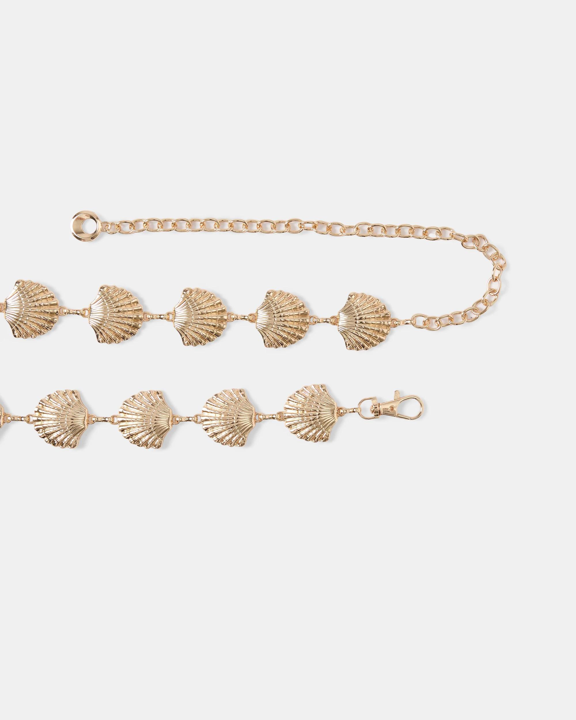 2 Shell Chain Belt Gold, 2 of 2