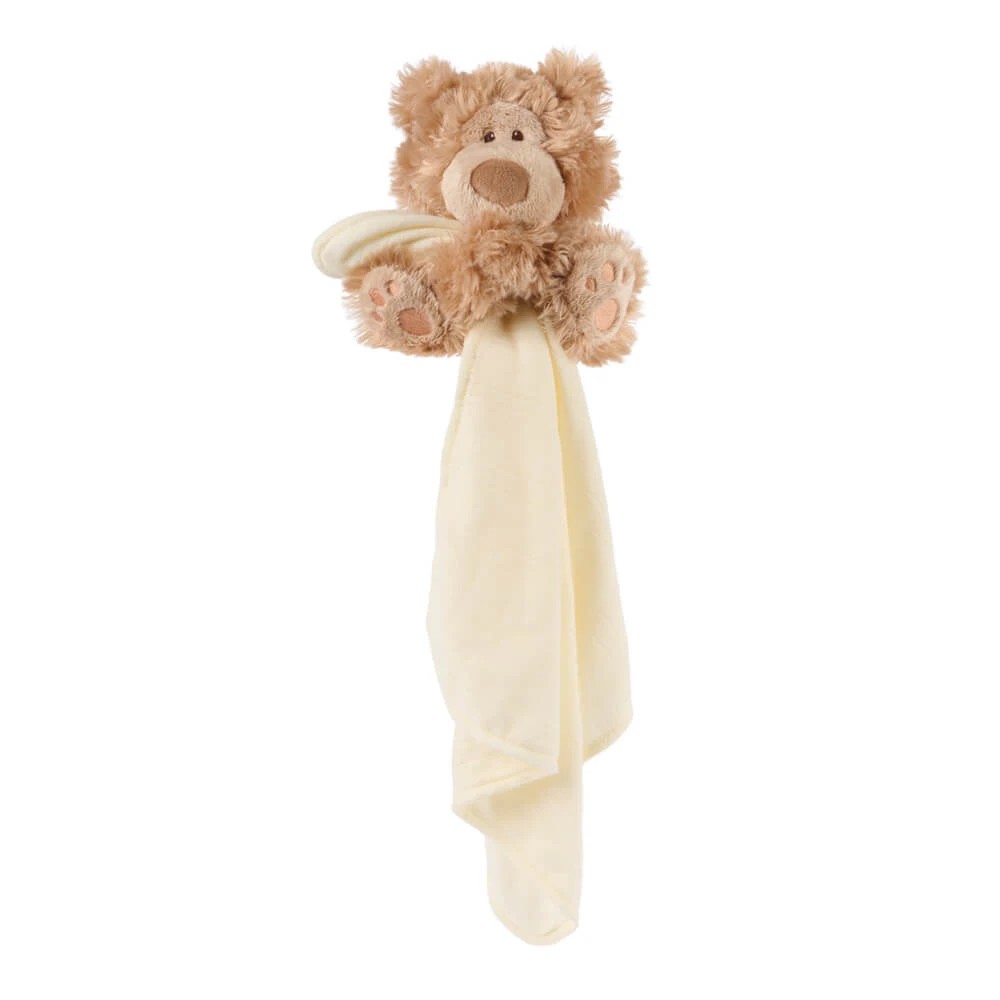2 Gund Philbin Lovey Baby Comforter Plush Blanket with Teddy Bear Snuggle Toy from Birth, 2 of 5
