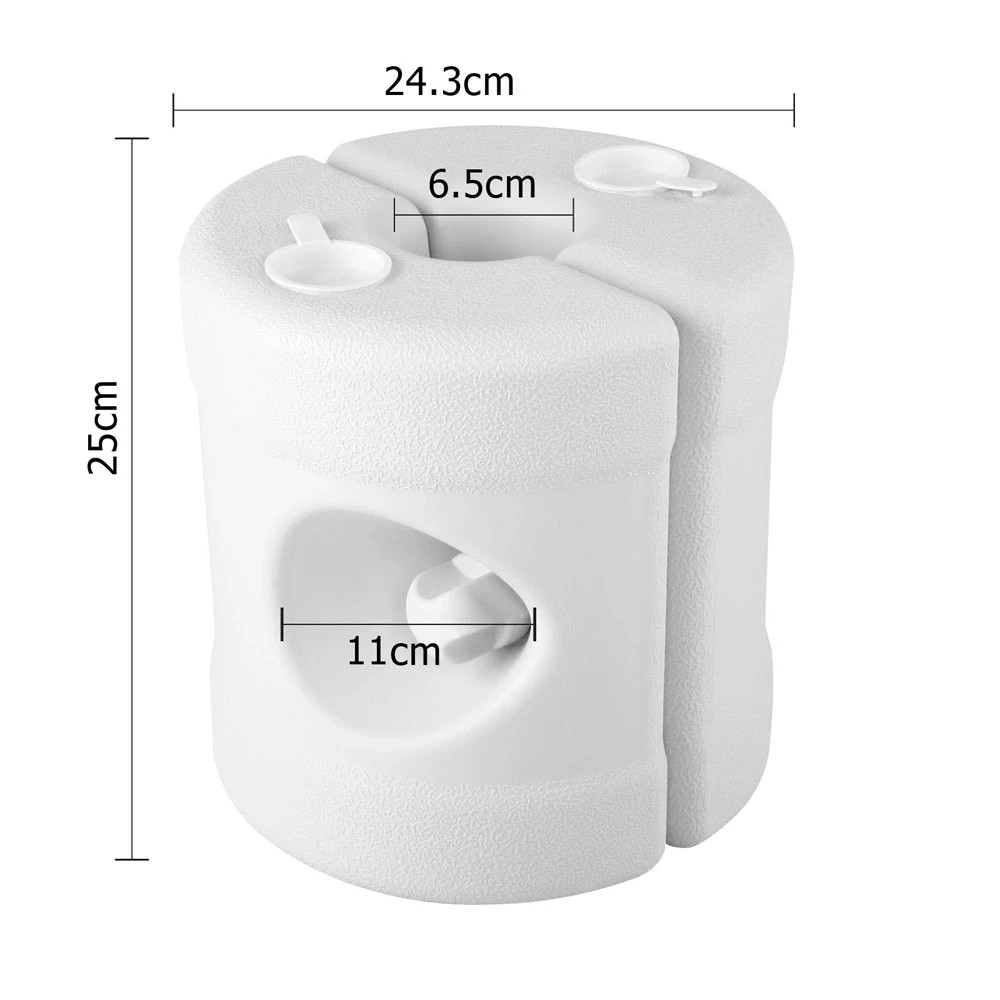 2 Instahut Gazebo Base Pod Kit Pop Up Marquee Set Outdoor Wedding Tent Canopy Leg 4 pcs - White, 2 of 8