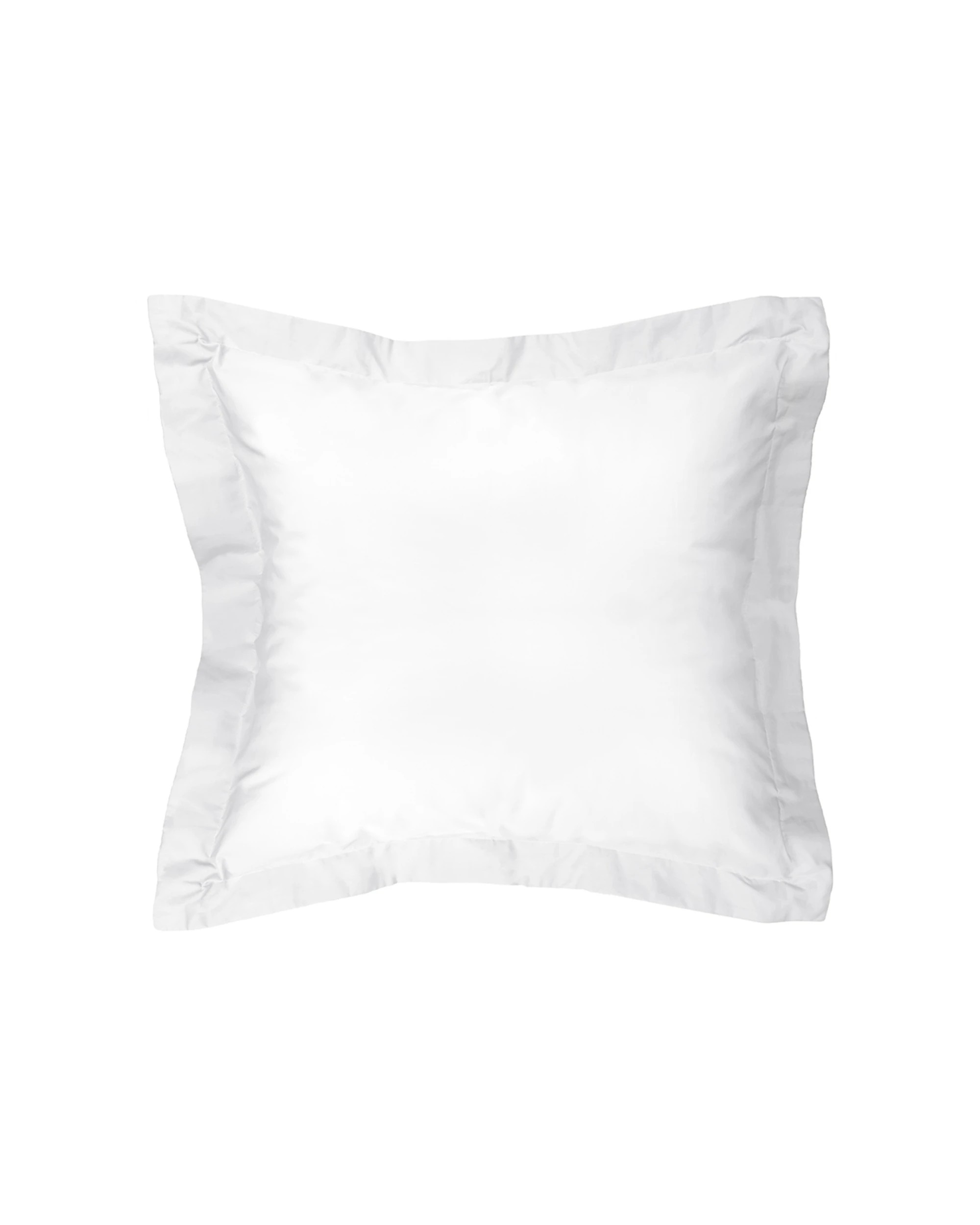 1 Algodon Euro Pillowcase 65cm 300TC Cotton Luxury Soft Smooth Comfort - White, 1 of 1