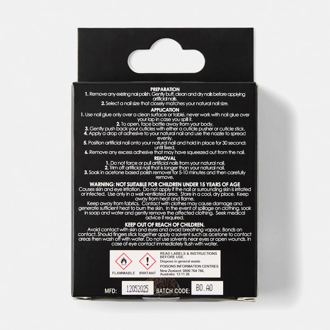 2 OXX Cosmetics 24 Pack Artificial Nails with Adhesive - Stiletto Shape, 3D Bow, 2 of 5