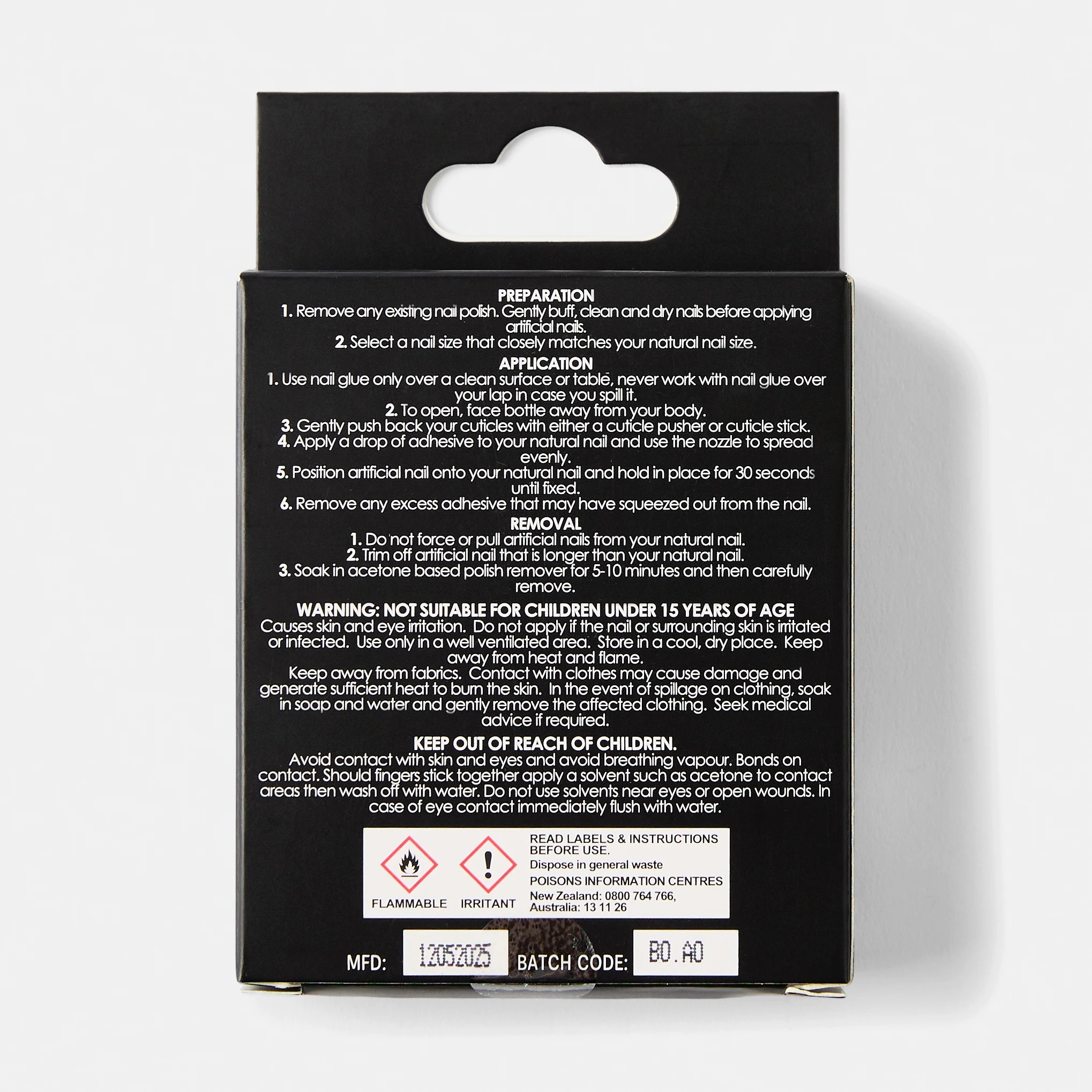 2 OXX Cosmetics 24 Pack Artificial Nails with Adhesive - Stiletto Shape, 3D Bow, 2 of 5