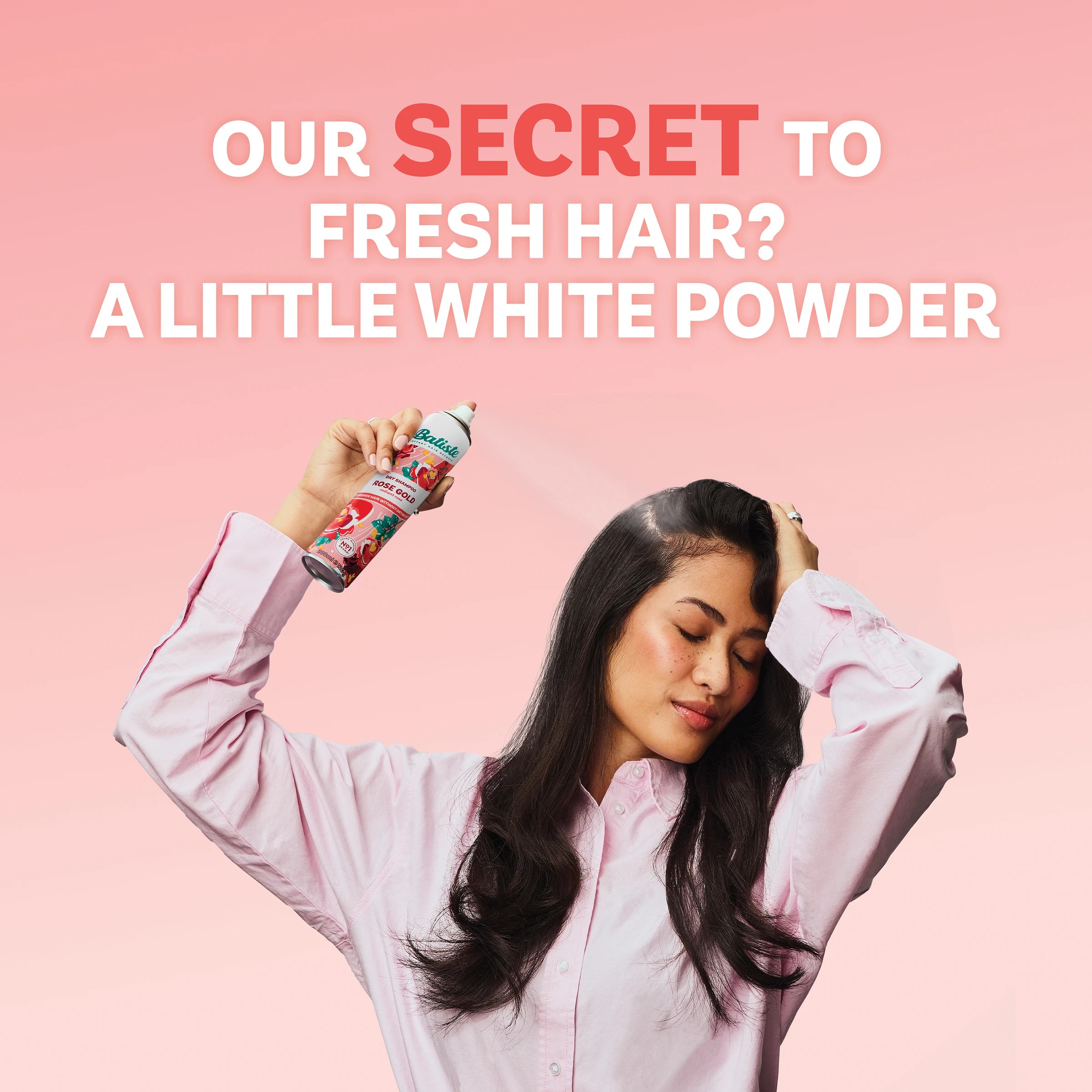 7 Batiste Instant Hair Refresh Dry Shampoo 200ml - Radiant Rose, 7 of 10